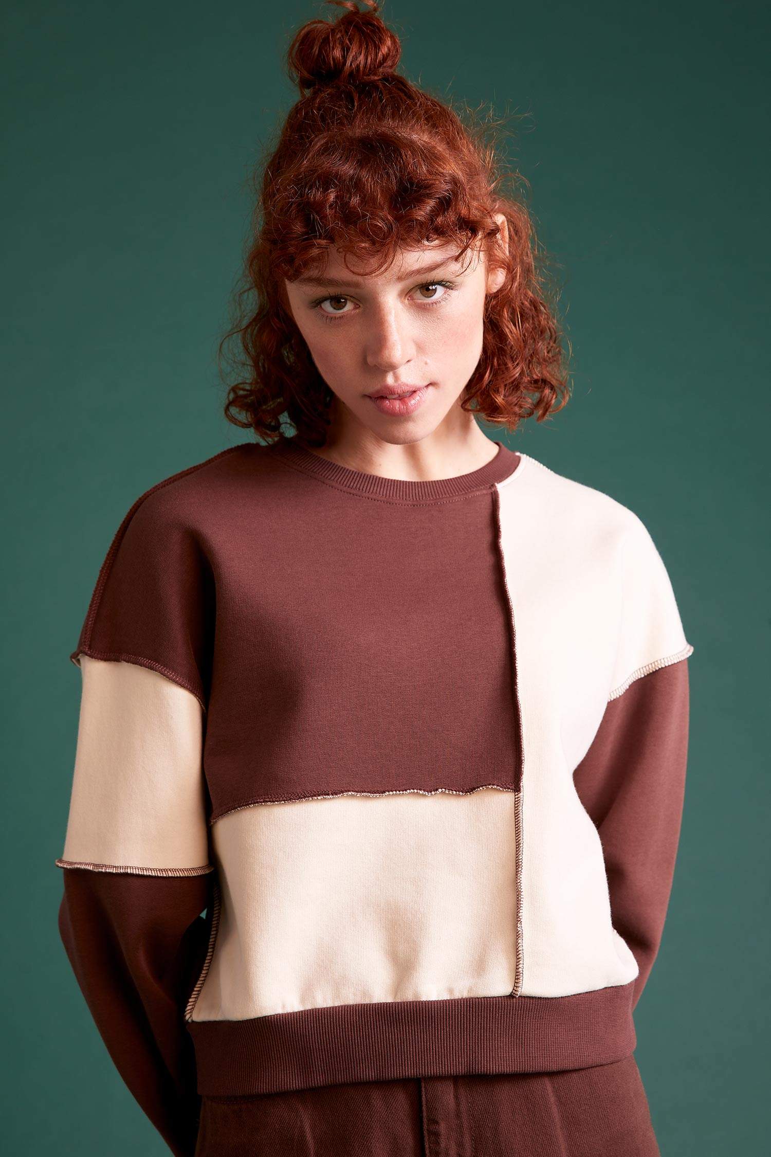 Regular Fit Bisiklet Yaka Uzun Kollu Sweatshirt