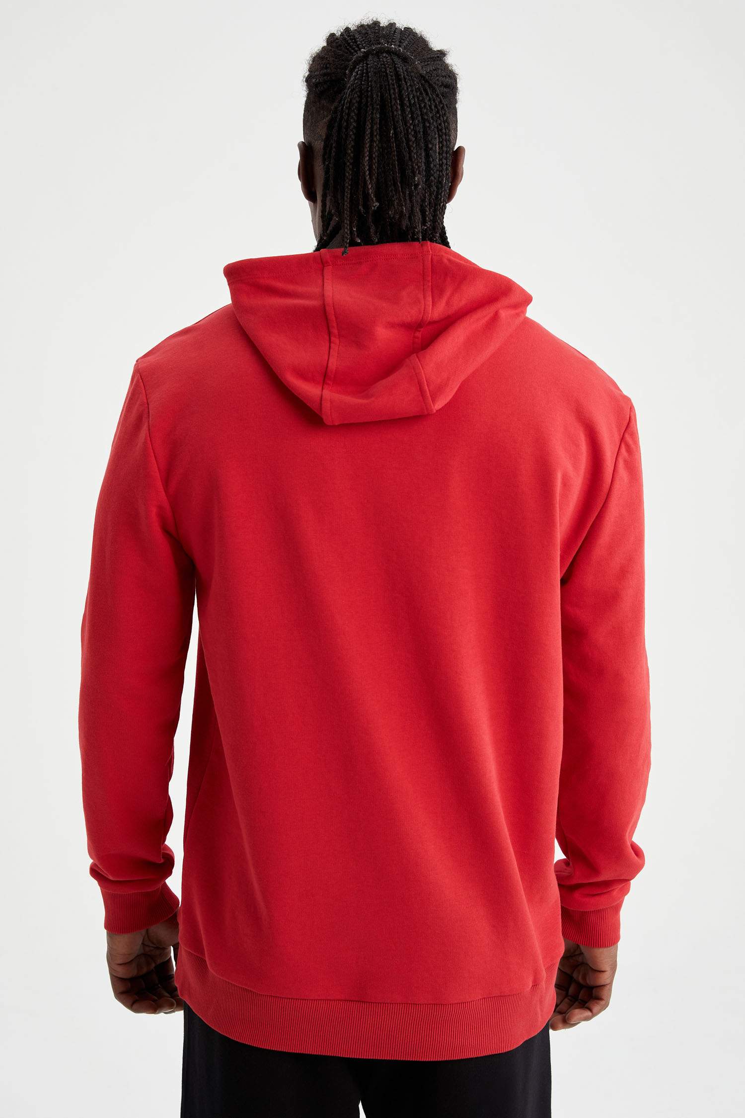 Defacto Fit NBA Chicago Bulls Lisanslı Oversize Fit Kapüşonlu Uzun Kollu Sweatshirt