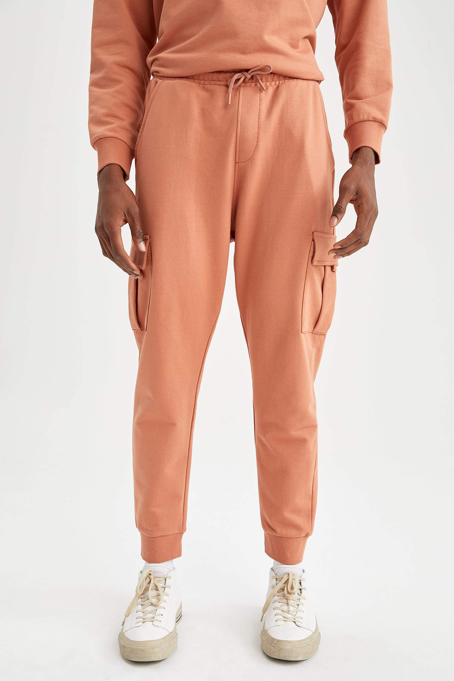Regular Fit Kargo Cepli Jogger Eşofman Altı