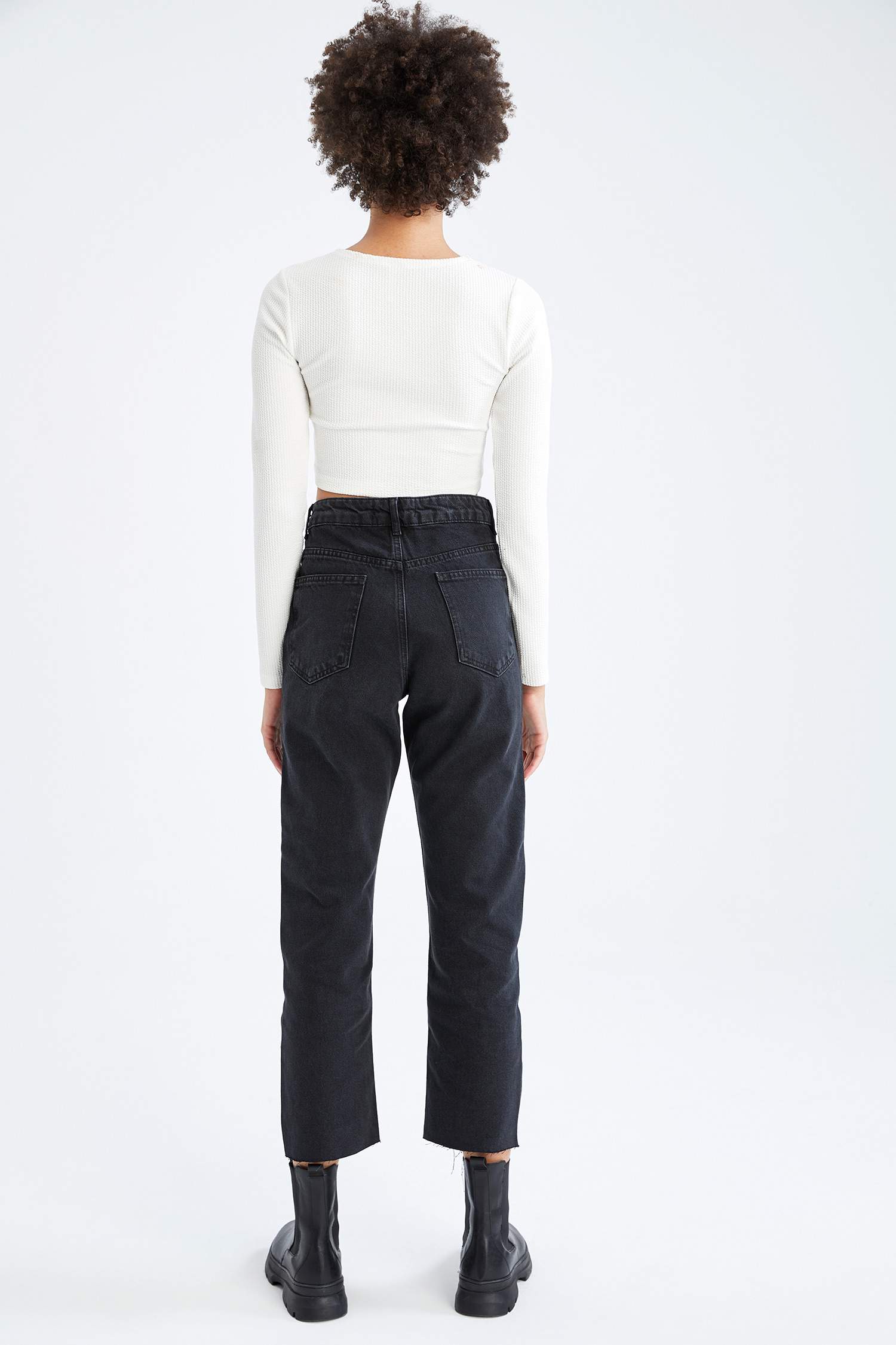 Mary Straight Fit Yüksek Bel Jean Pantolon