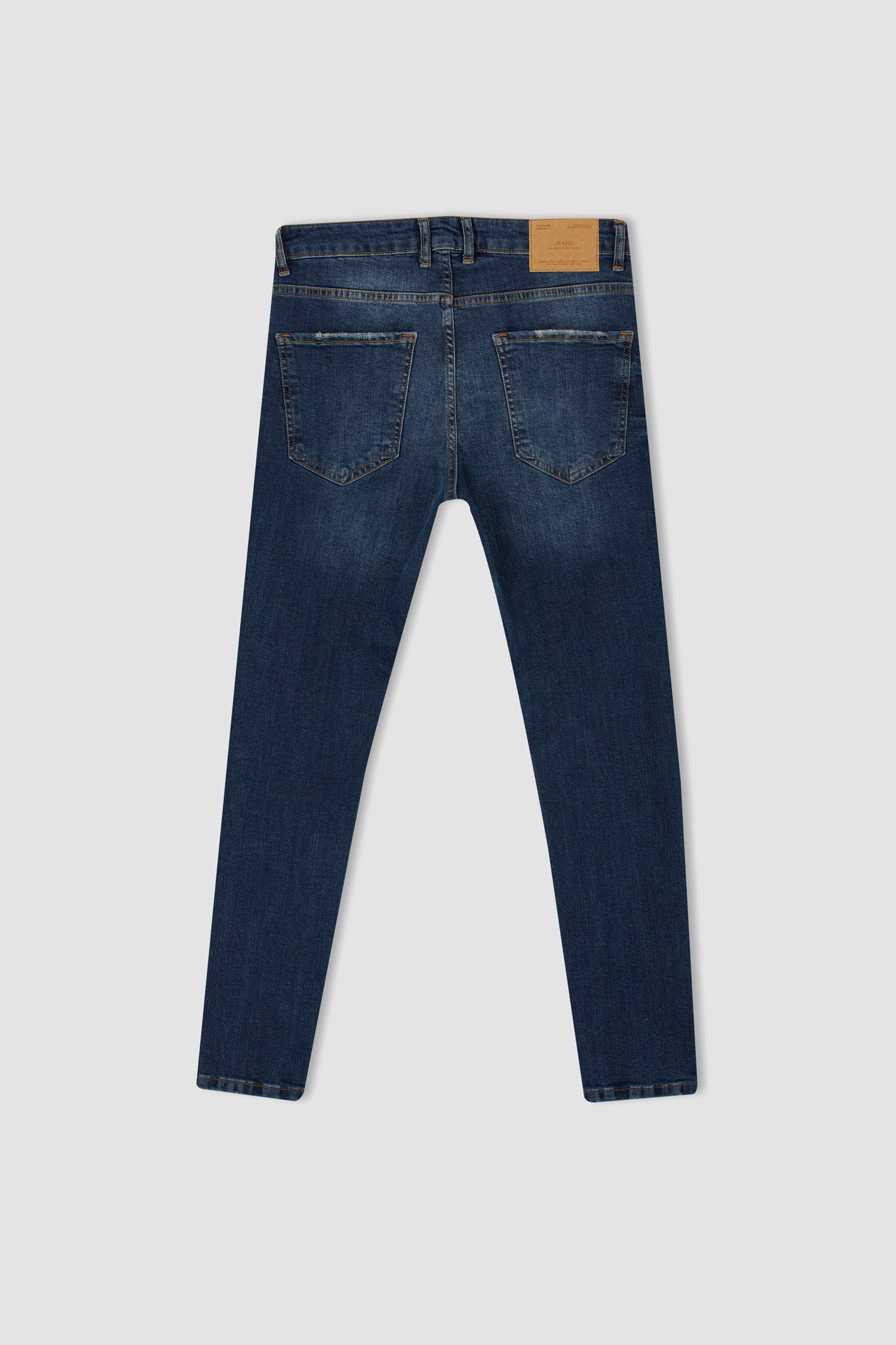 Super Skinny Normal Bel Dar Yırtık Detaylı Jean Pantolon