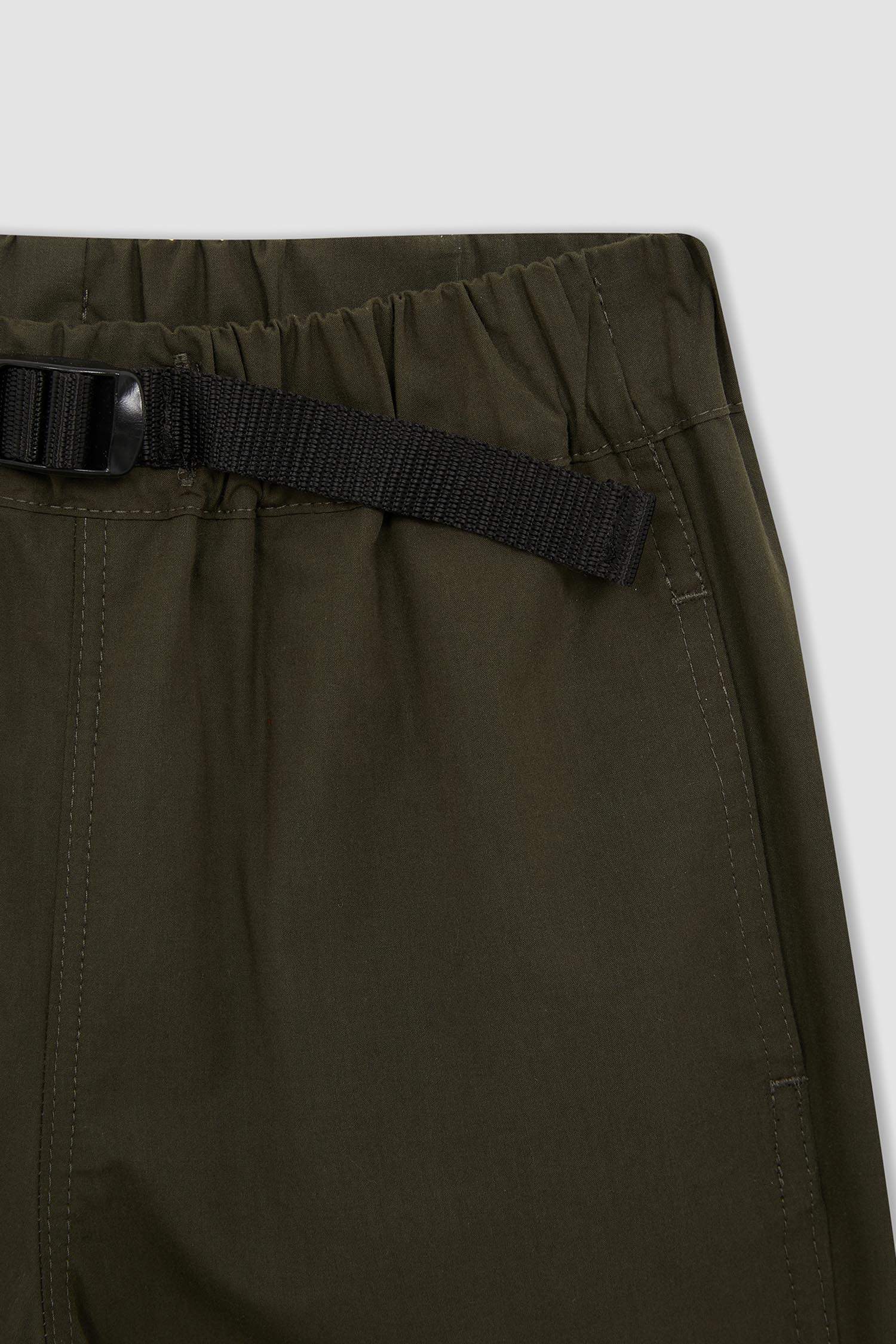 Erkek Çocuk Esnek Belli Canvas Pantolon