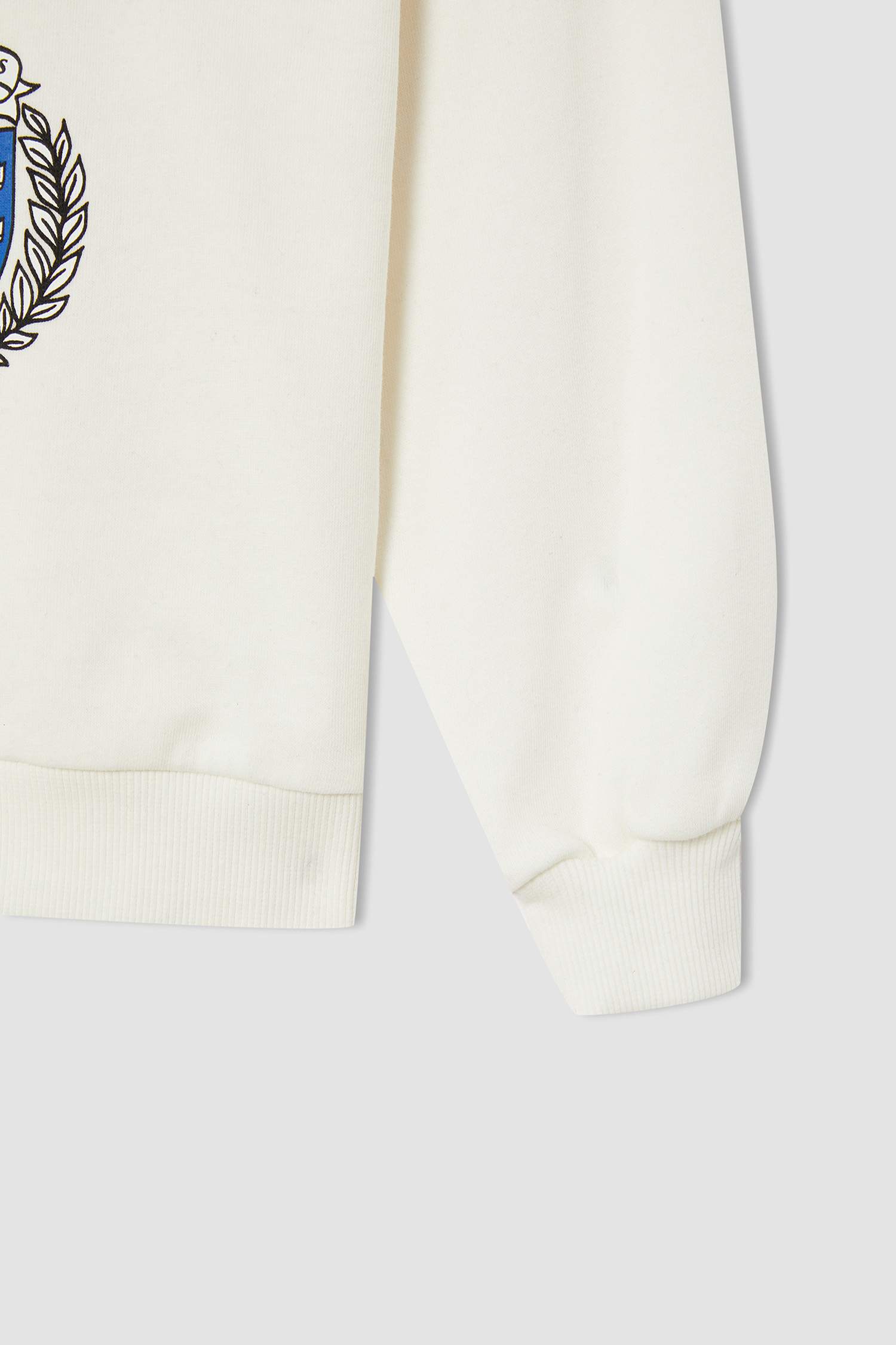 Kız Çocuk Yale University Lisanslı Regular Fit Bisiklet Yaka Sweatshirt