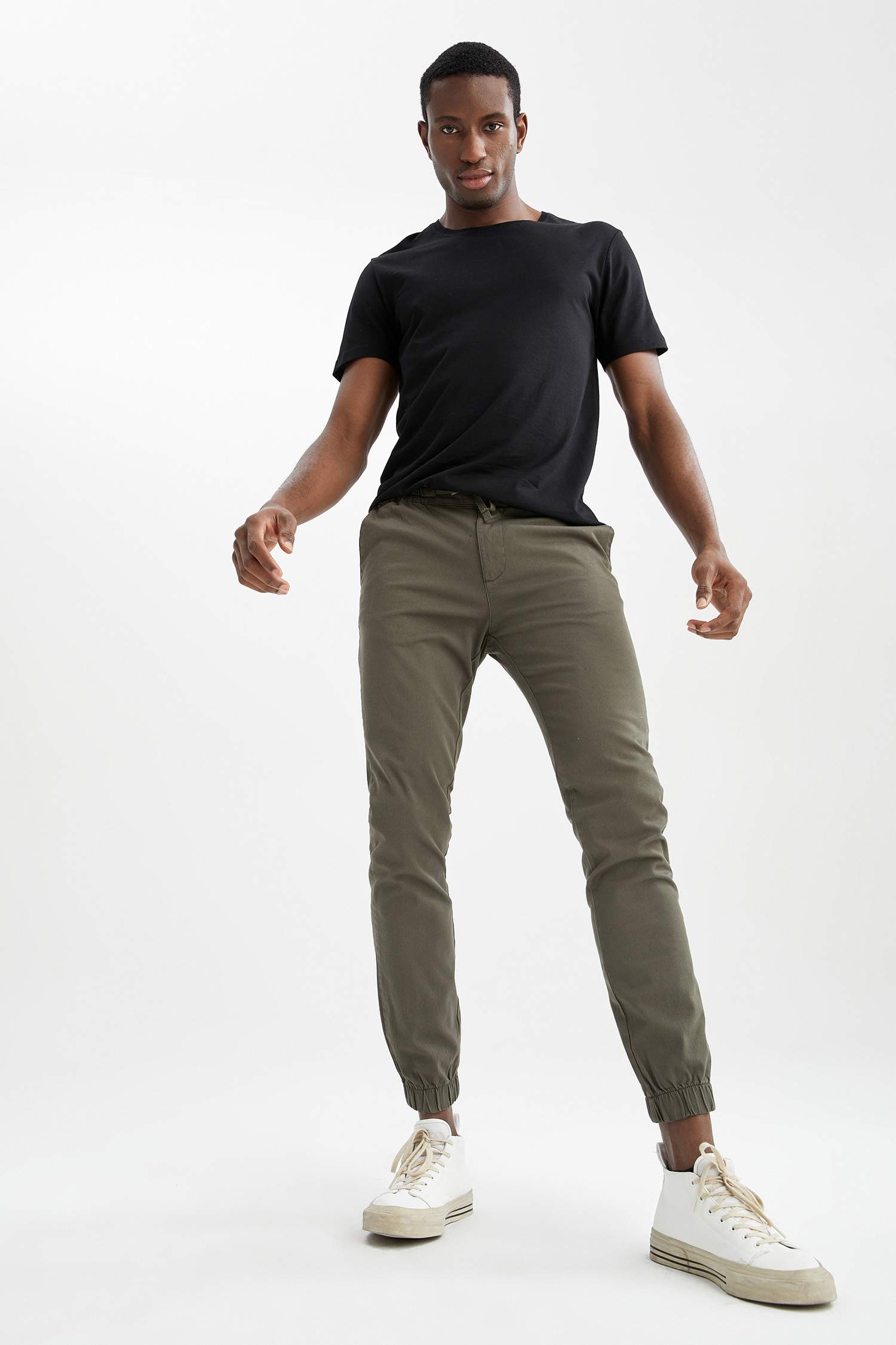 Jogger Standart Fit Kumaş Chino Pantolon