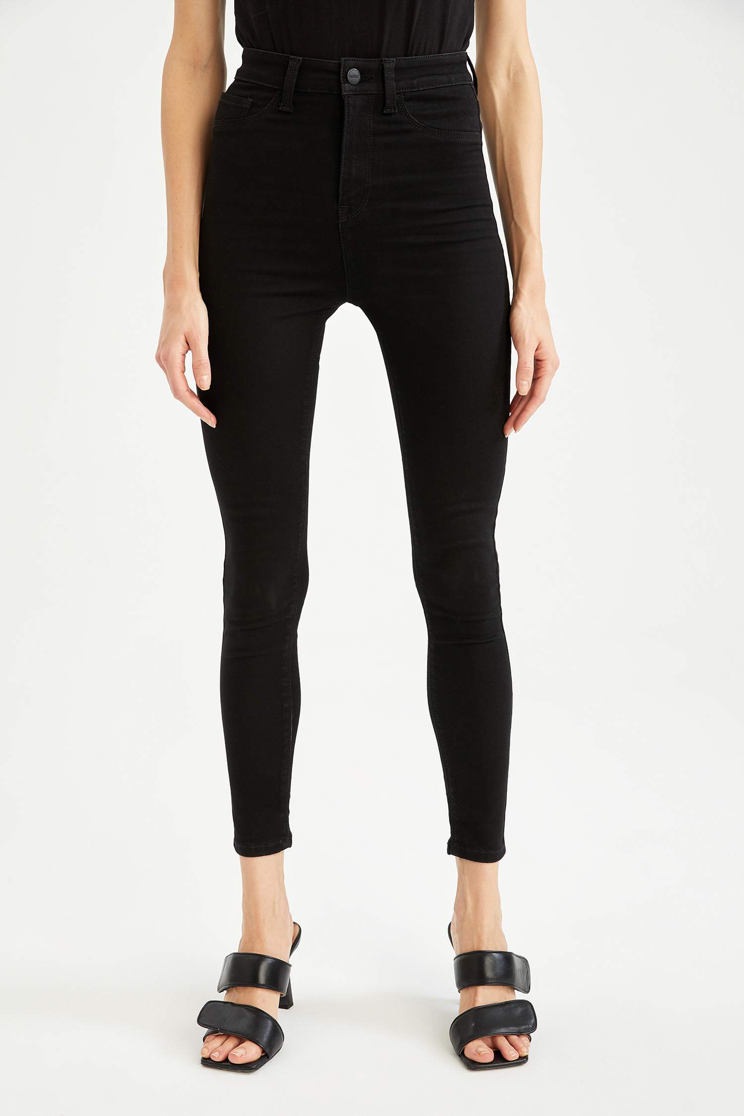 Super Skinny Fit Yıkamalı Jean Pantolon