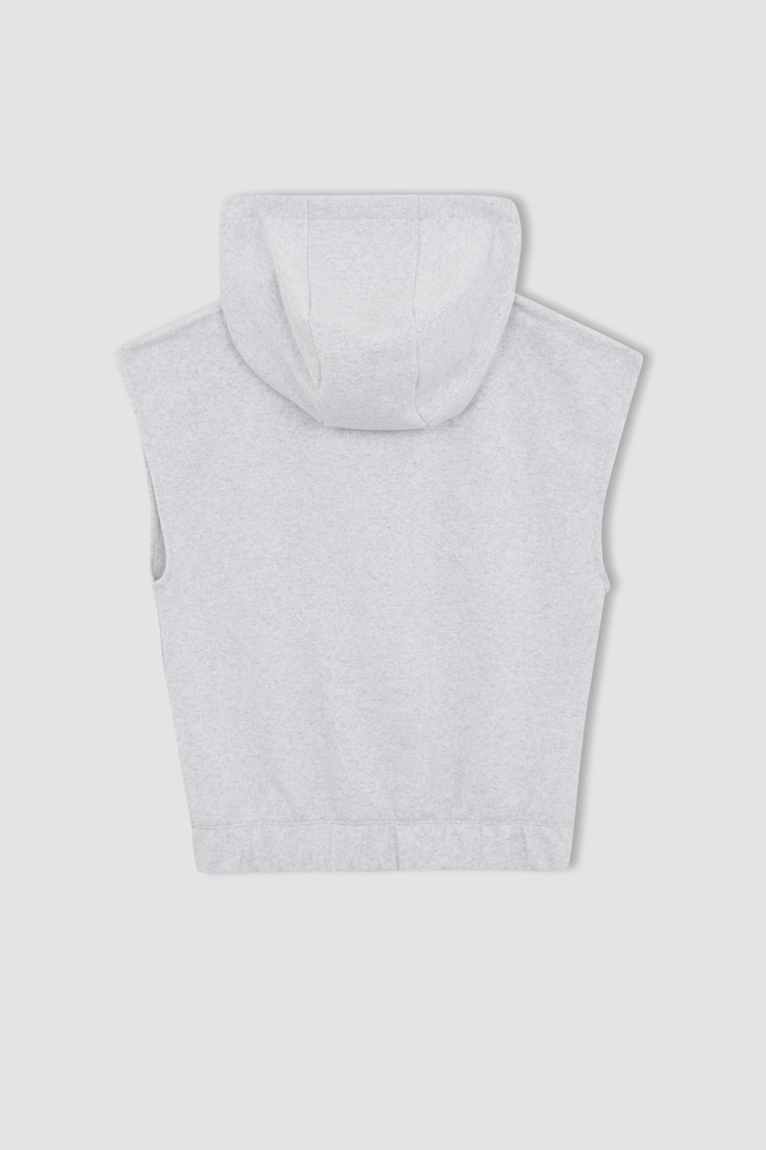 Kız Çocuk NBA Lisanslı Regular Fit Kapüşonlu Kolsuz Sweatshirt