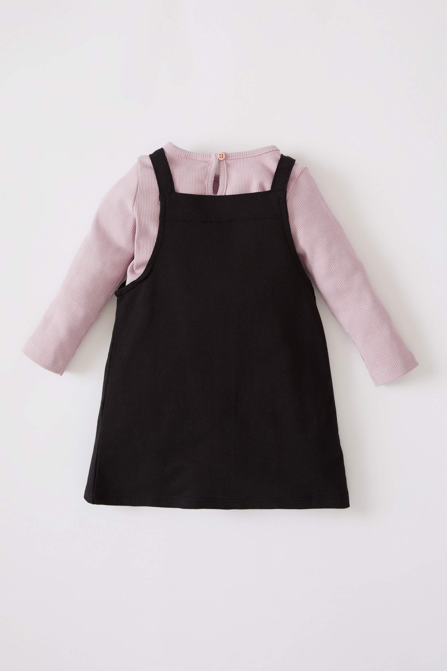 Kız Bebek Regular Fit Salopet 2'li Takım