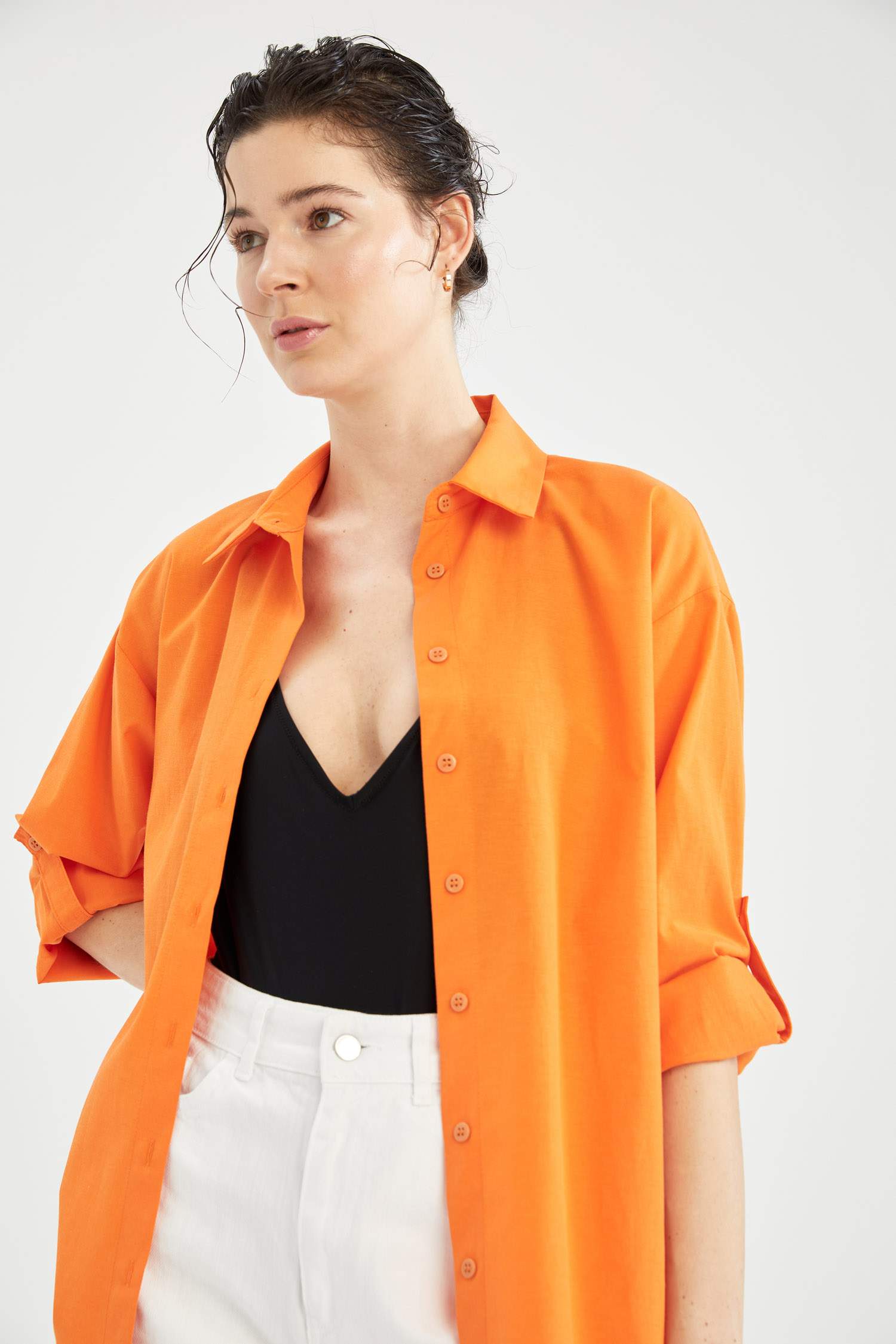 Fall In Love Regular Fit Pamuklu Plaj Kıyafeti