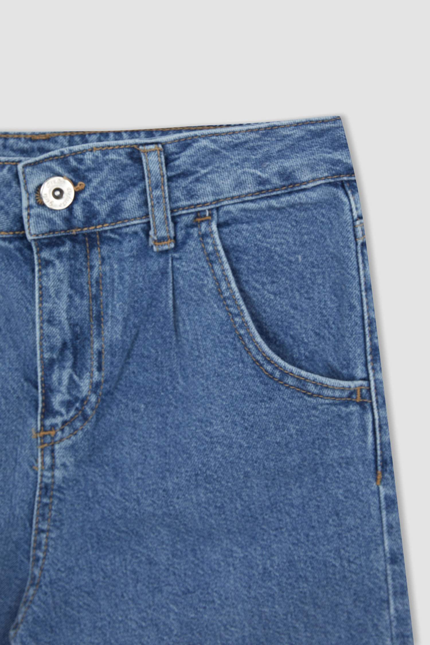 Kız Çocuk Slouchy Fit Jean Pantolon