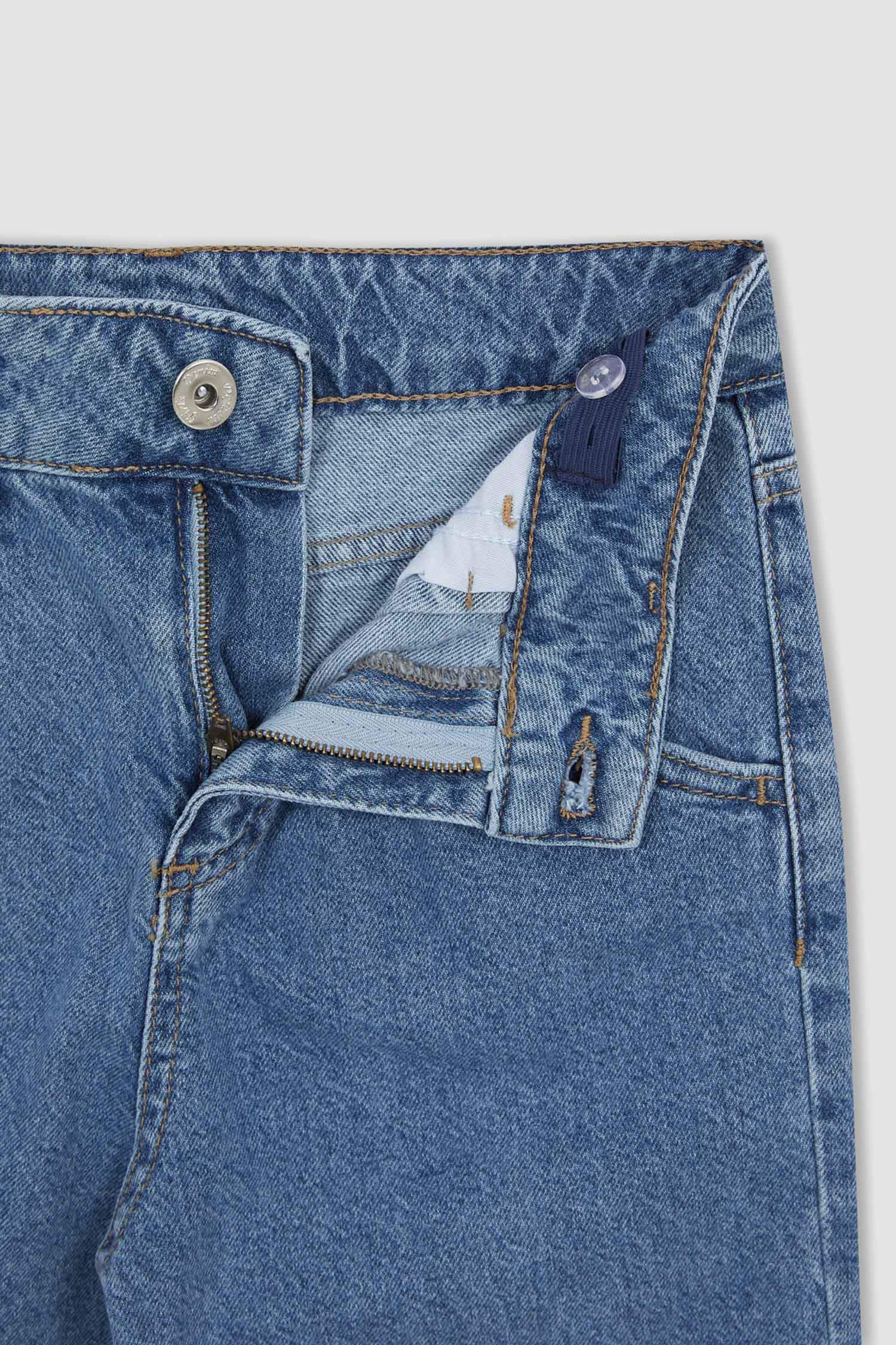 Kız Çocuk Slouchy Fit Jean Pantolon
