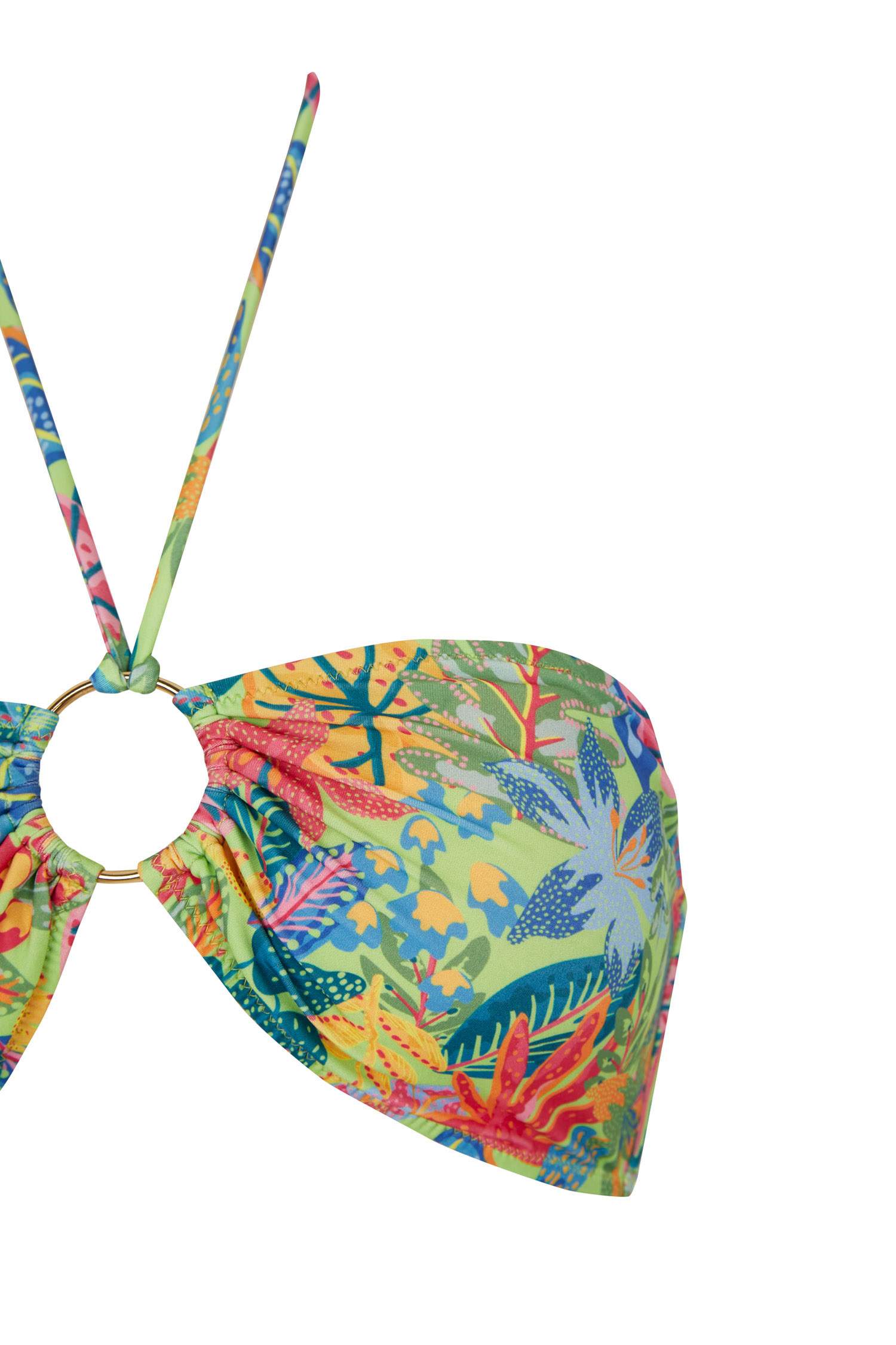 Fall In Love Regular Fit Baskılı Bikini Üstü