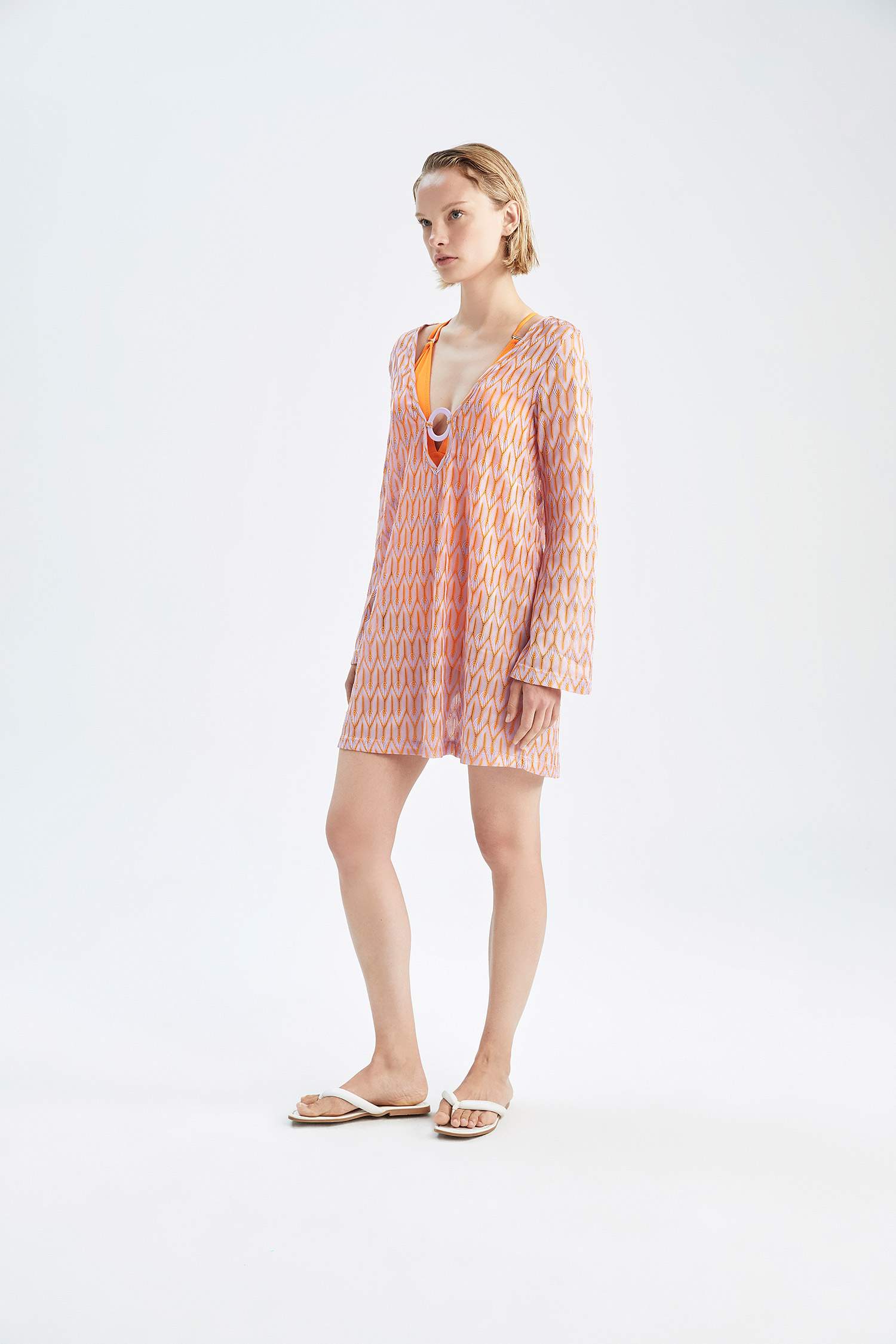 Fall In Love Regular Fit Dantel Plaj Kıyafeti