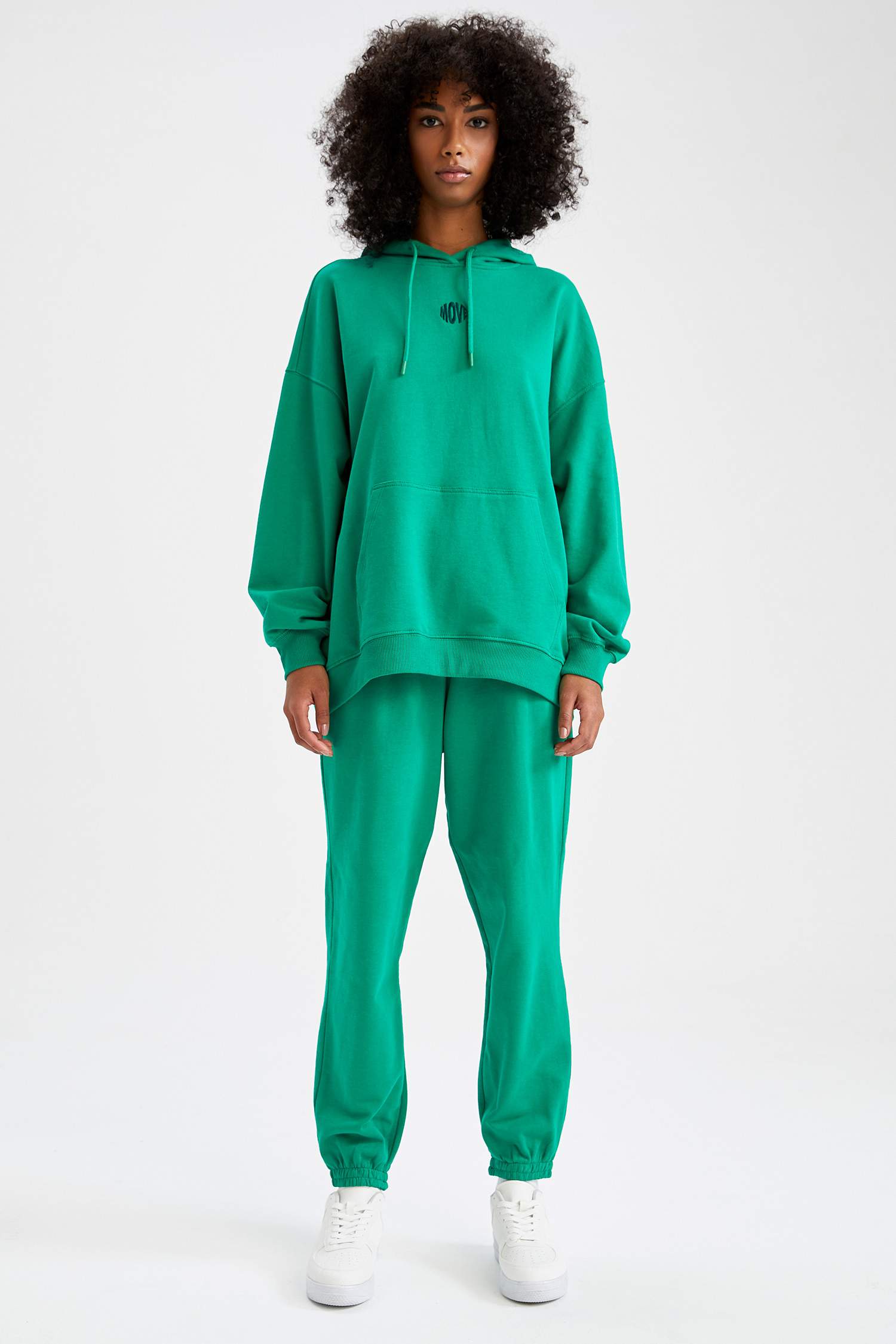 Defacto Fit Kalın Sweatshirt Kumaşı Jogger Eşofman Altı