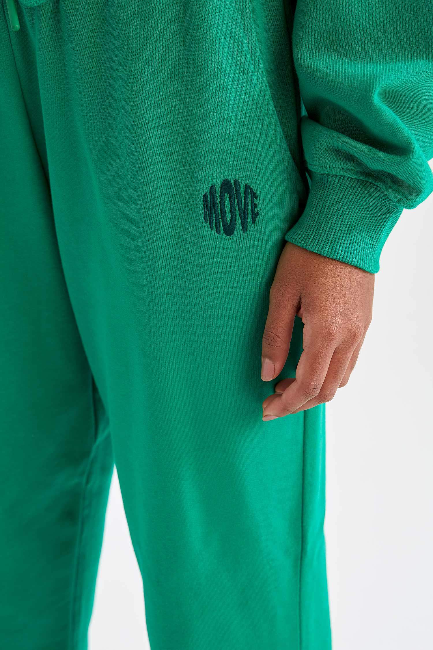 Defacto Fit Kalın Sweatshirt Kumaşı Jogger Eşofman Altı