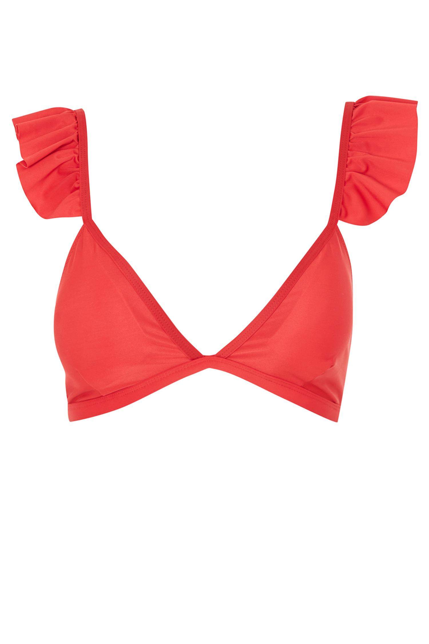 Red Woman Regular Fit Bikini Top Defacto