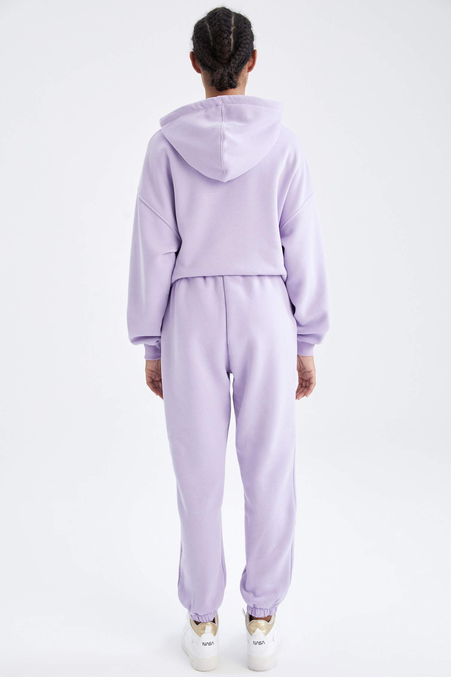 Defacto Fit Kalın Sweatshirt Kumaşı İçi Yumuşak Tüylü Jogger Eşofman Altı