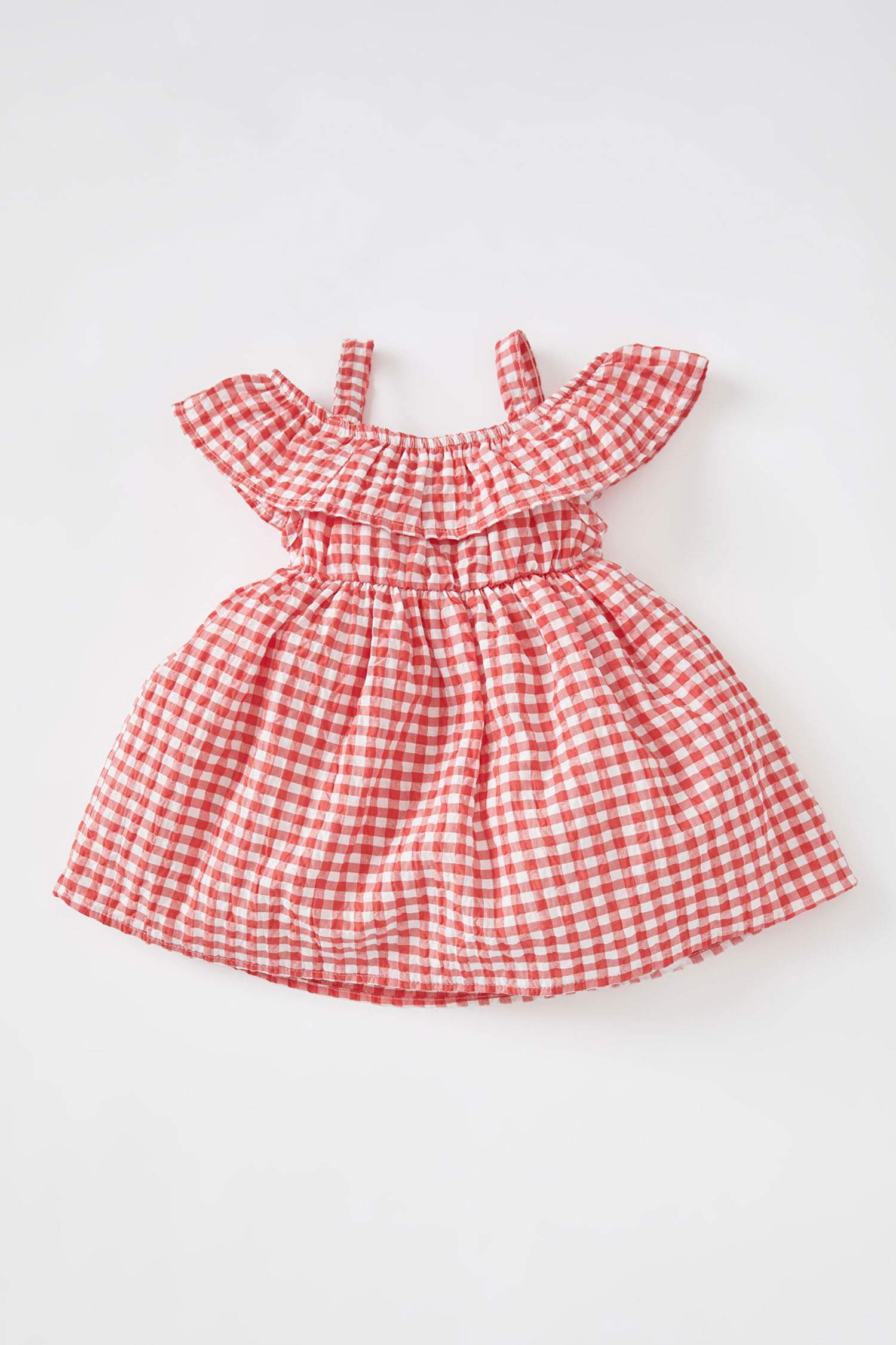 Rot Baby M Dchen Kleid Mit Volants Defacto