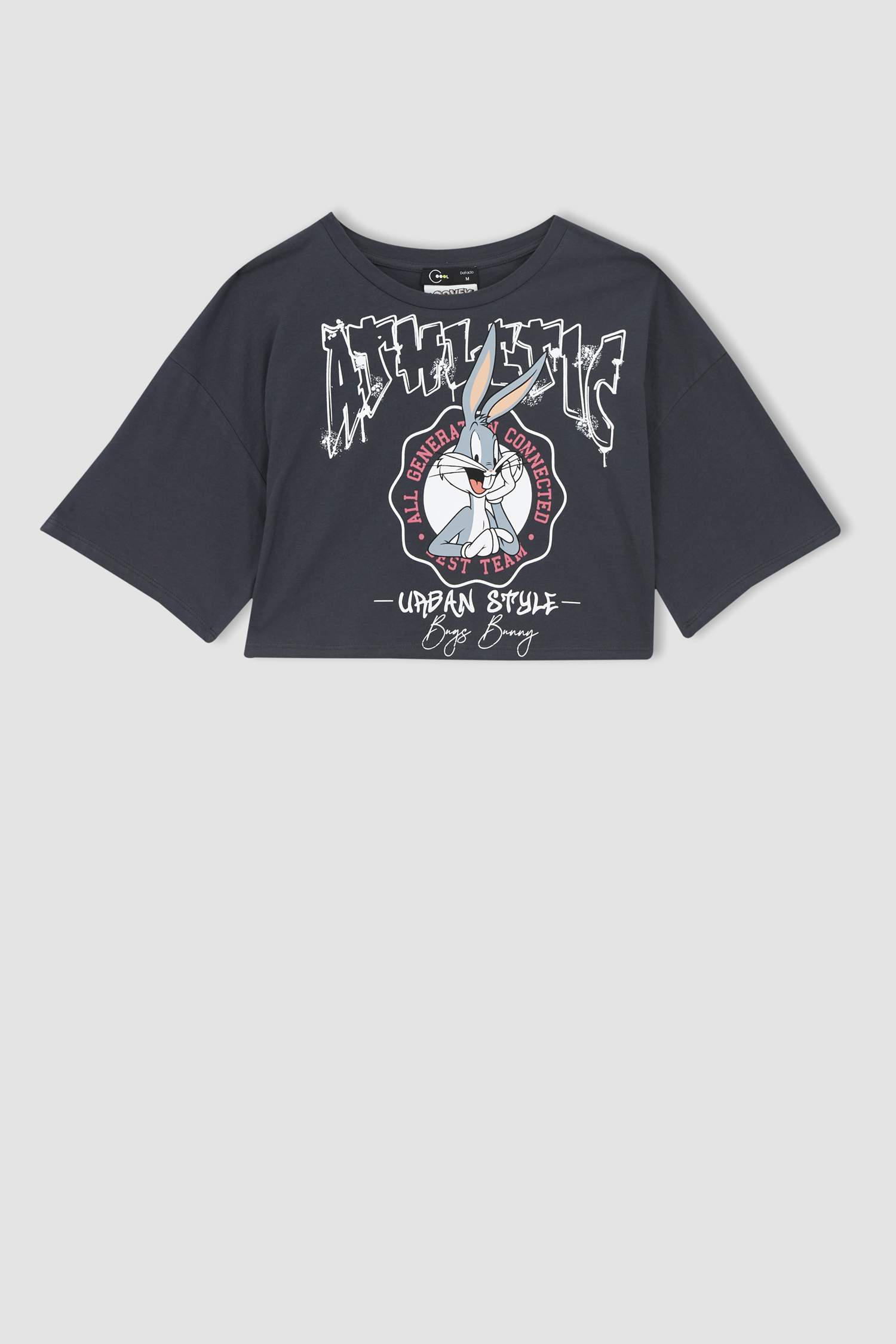 Coool Oversize Fit Looney Tunes Lisanslı Bisiklet Yaka Tişört
