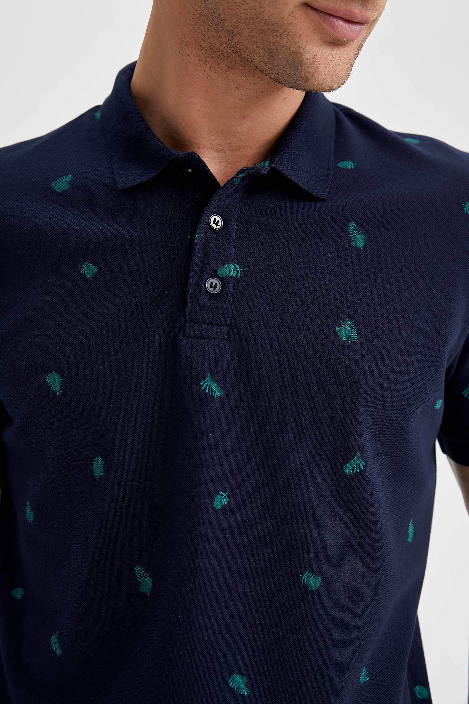 Regular Fit Polo Pamuklu Penye Tişört