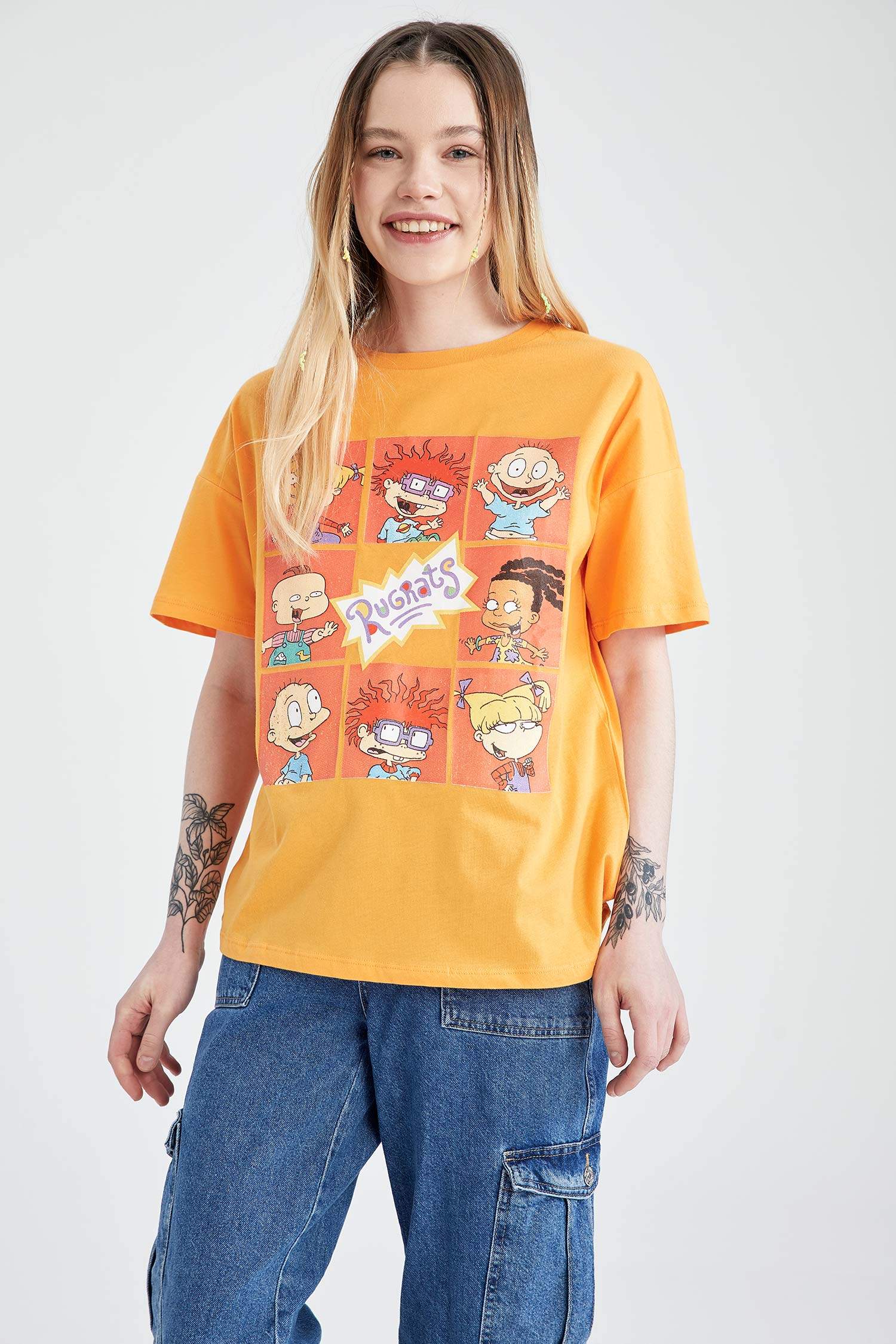 Coool Rugrats Lisanslı Regular Fit Baskılı Bisiklet Yaka Kısa Kollu Tişört