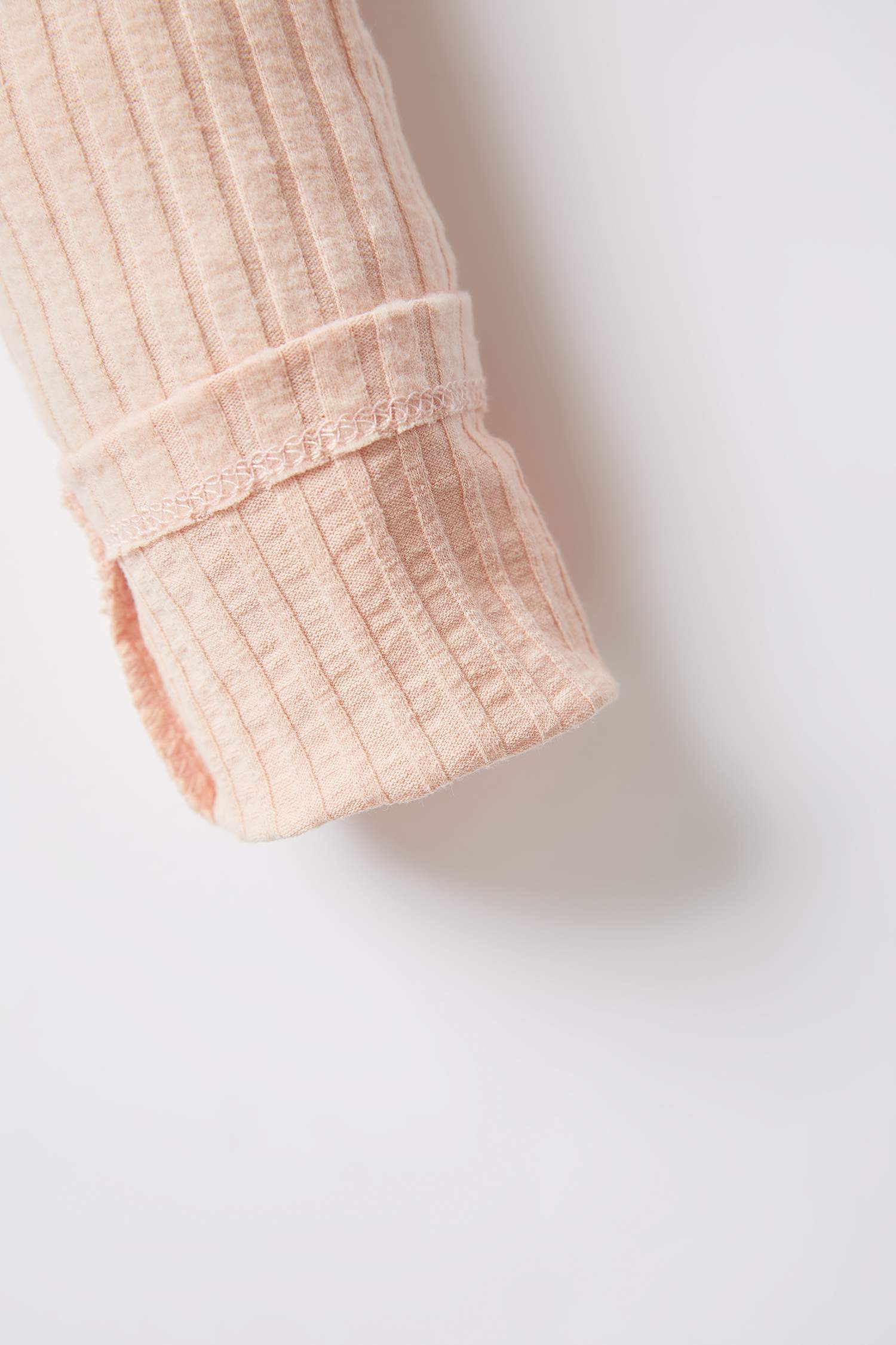 Kız Bebek Regular Fit Uzun Kollu Çiçek Nakışlı Fitilli 2'li Pijama Takım
