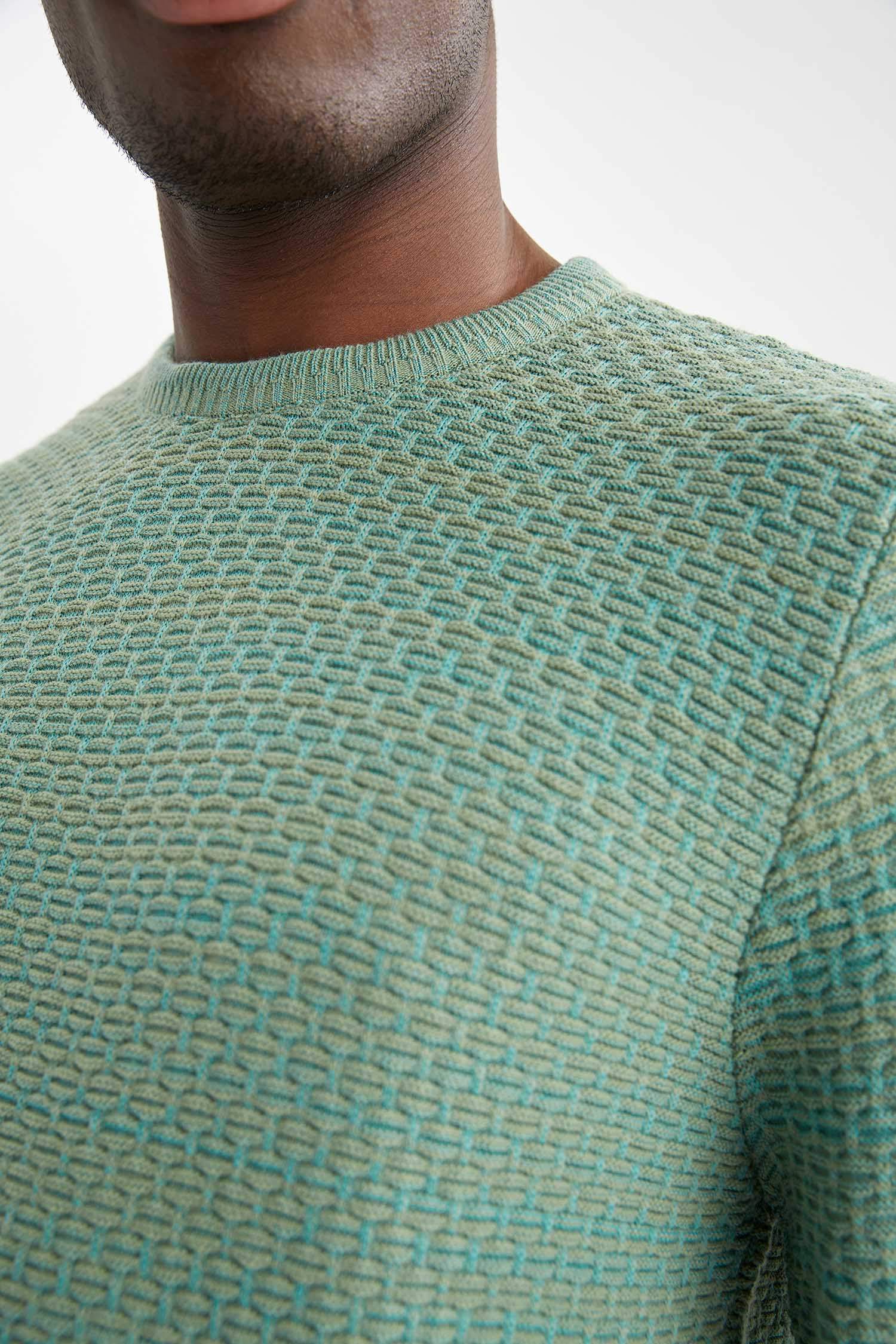 Regular Fit Bisiklet Yaka Triko Kazak