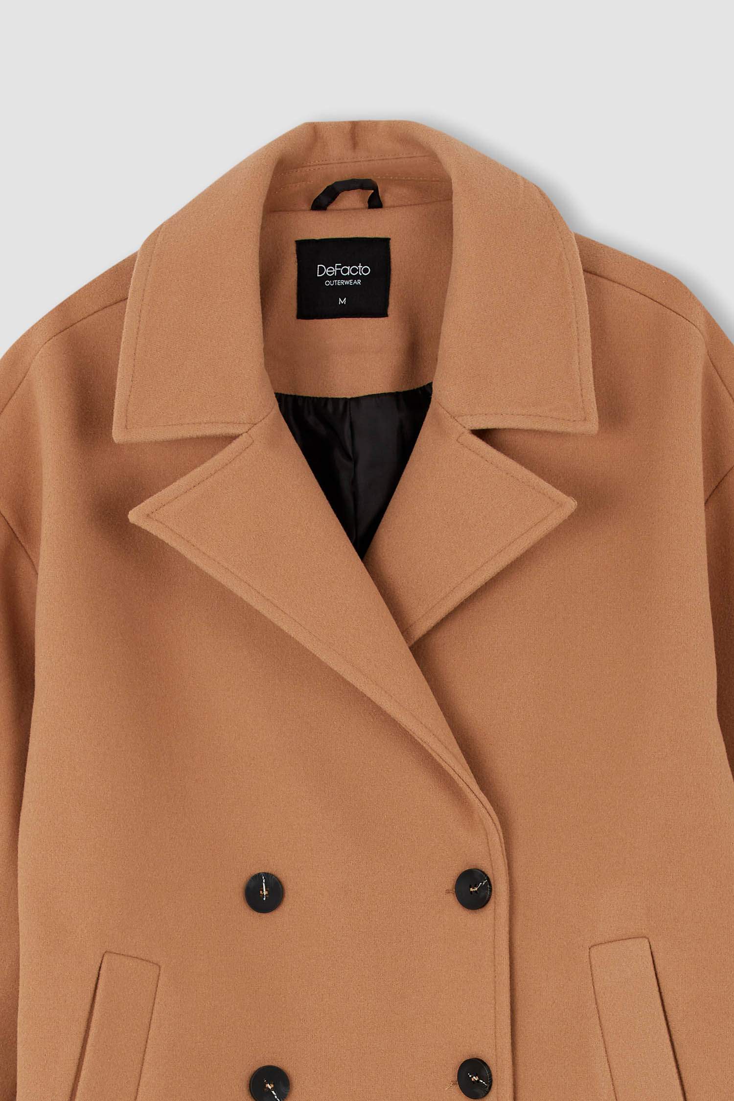 Defacto Oversize Fit Kaşe Mont. 6 Defacto Oversize Fit Kaşe Mont. 6
