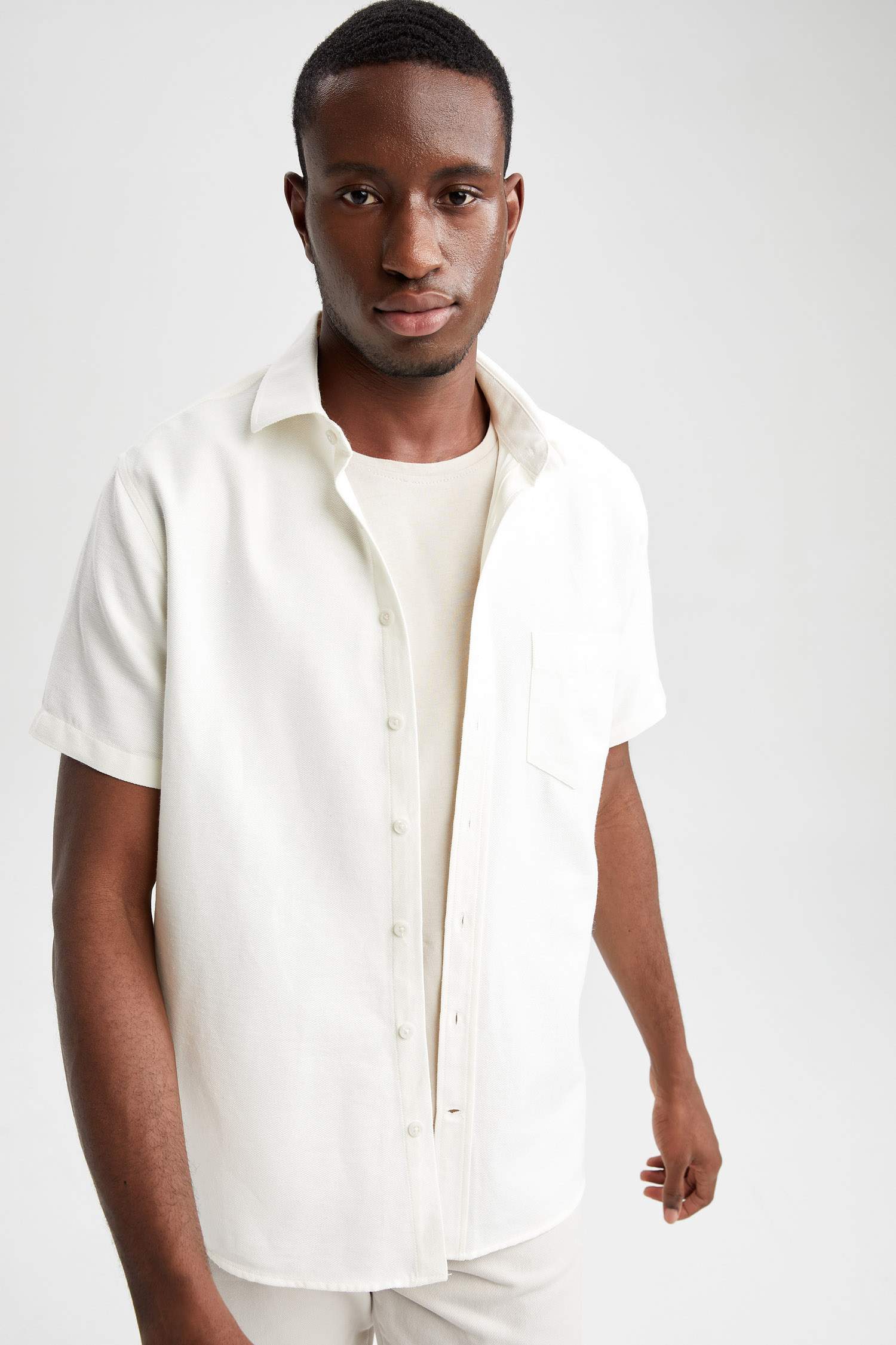 Regular Fit Polo Yaka Kısa Kollu Gömlek