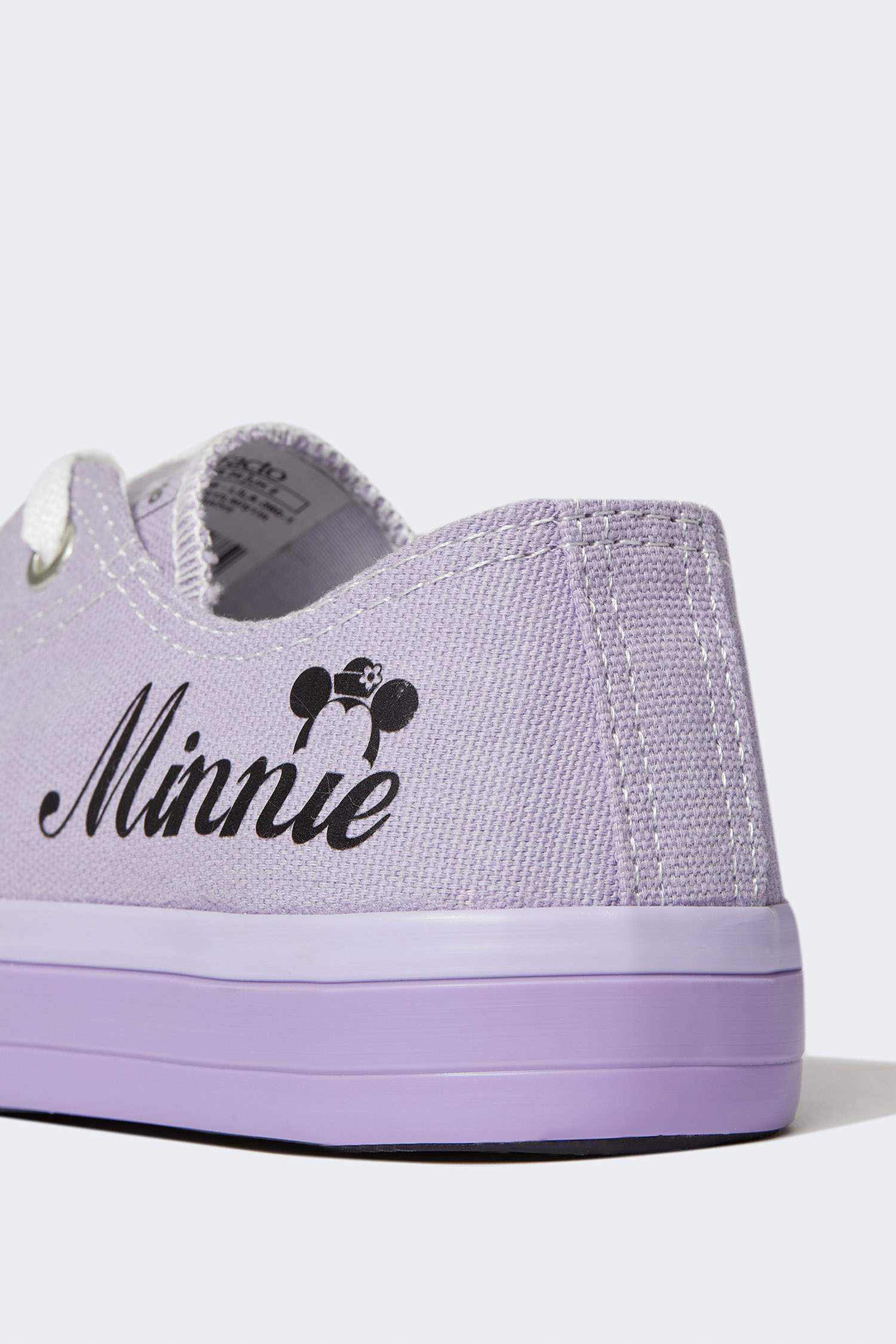 Kız Çocuk Disney Mickey & Minnie Lisanslı Bağcıklı Düz Taban Sneaker