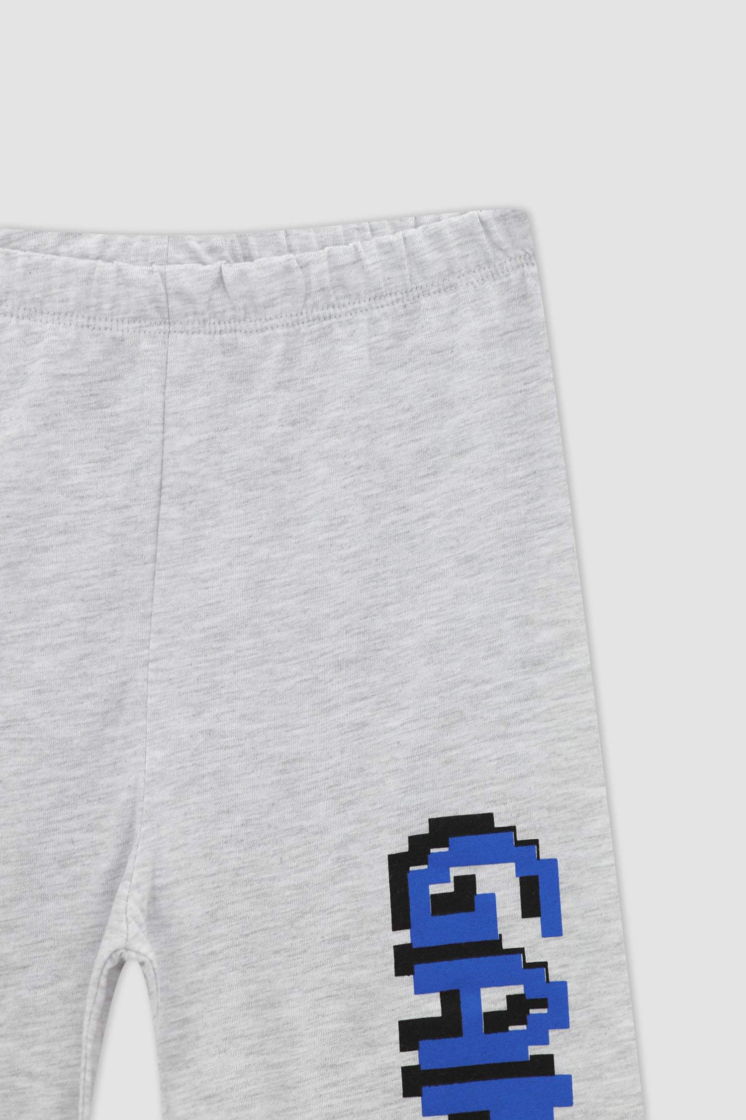 Erkek Çocuk Desenli Kısa Kollu Pamuklu Pijama Takım