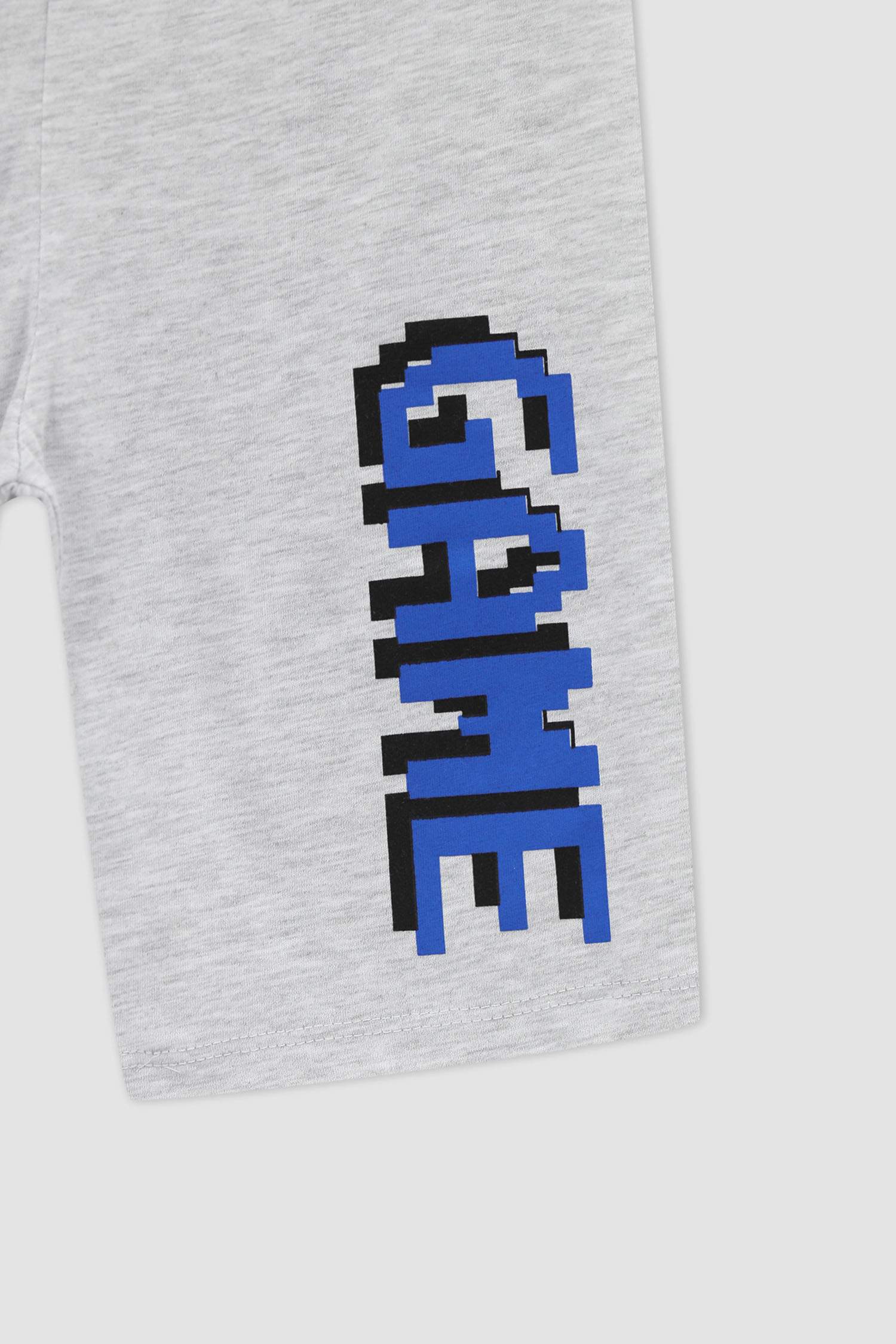 Erkek Çocuk Desenli Kısa Kollu Pamuklu Pijama Takım