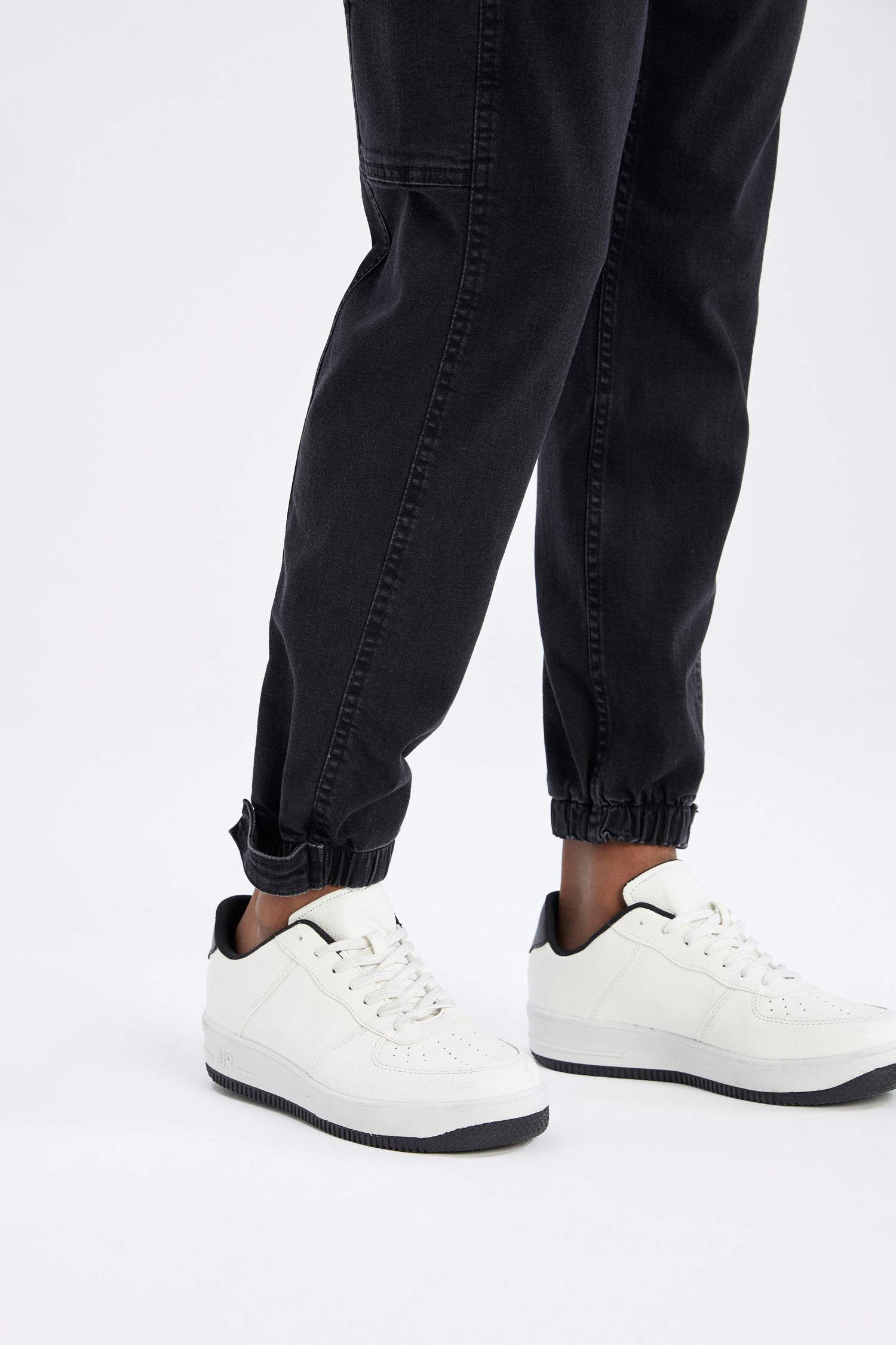 Normal Bel Boru Paça Jogger Jean Pantolon