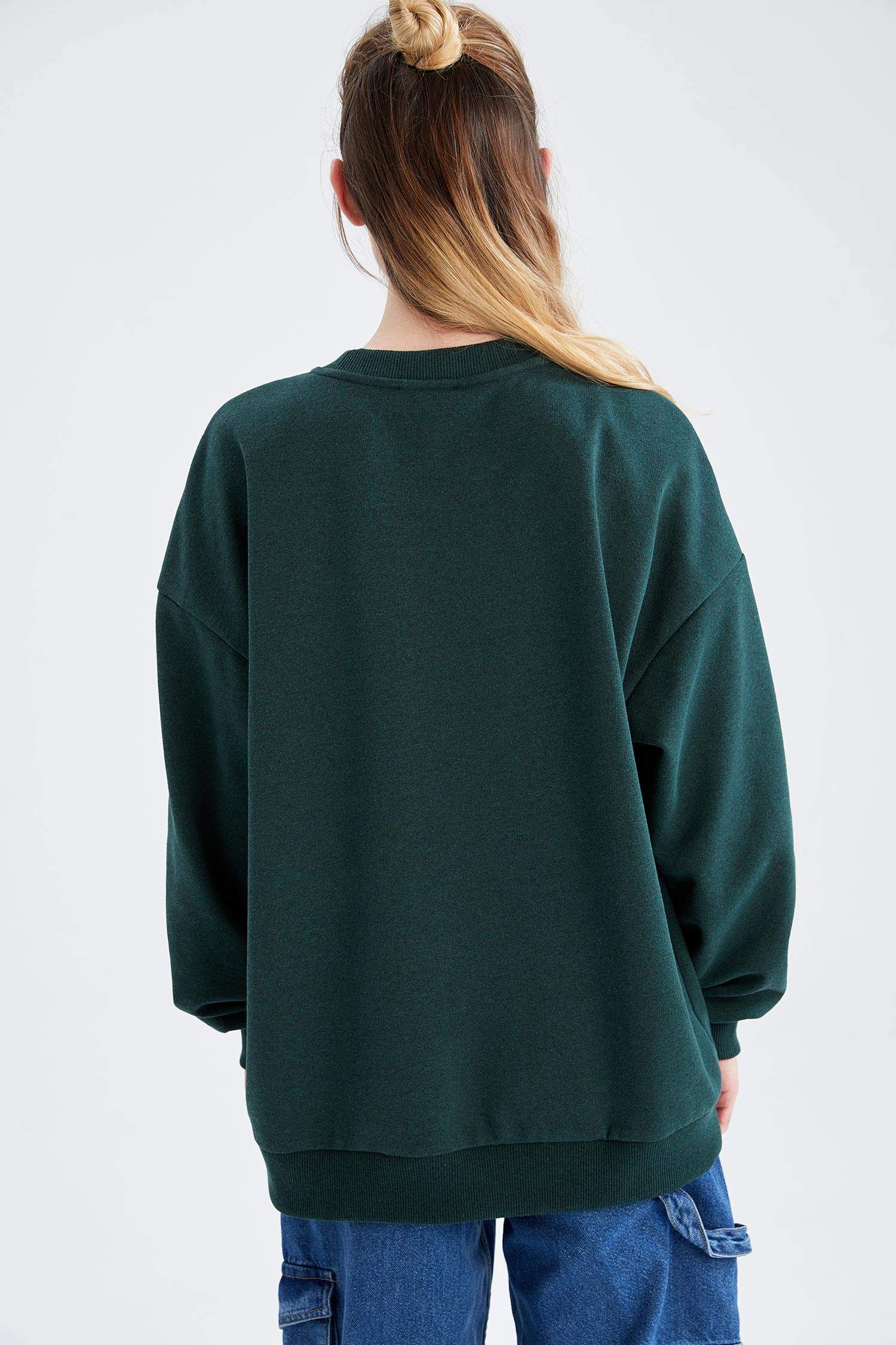 Coool Harry Potter Lisanslı Bisiklet Yaka Oversize Fit Uzun Kollu Sweatshirt