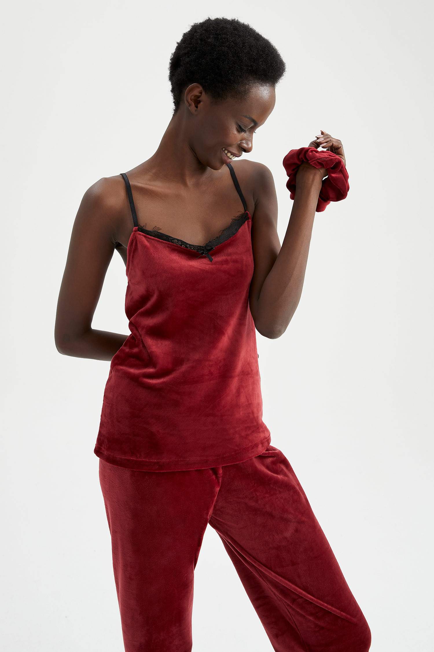 Fall In Love Regular Fit V Yaka 2'li Dokuma Set
