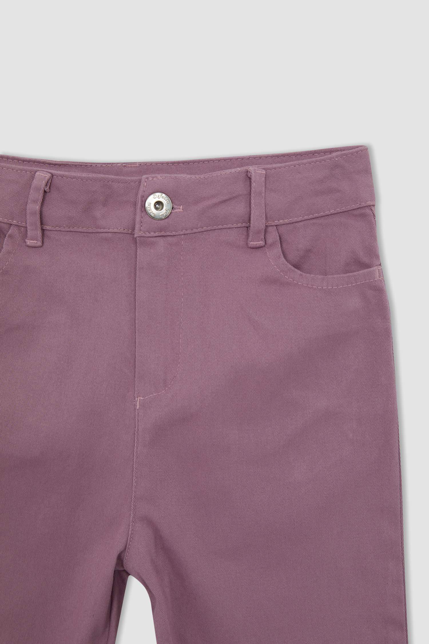 Kız Çocuk Regular Fit Gabardin Pantolon