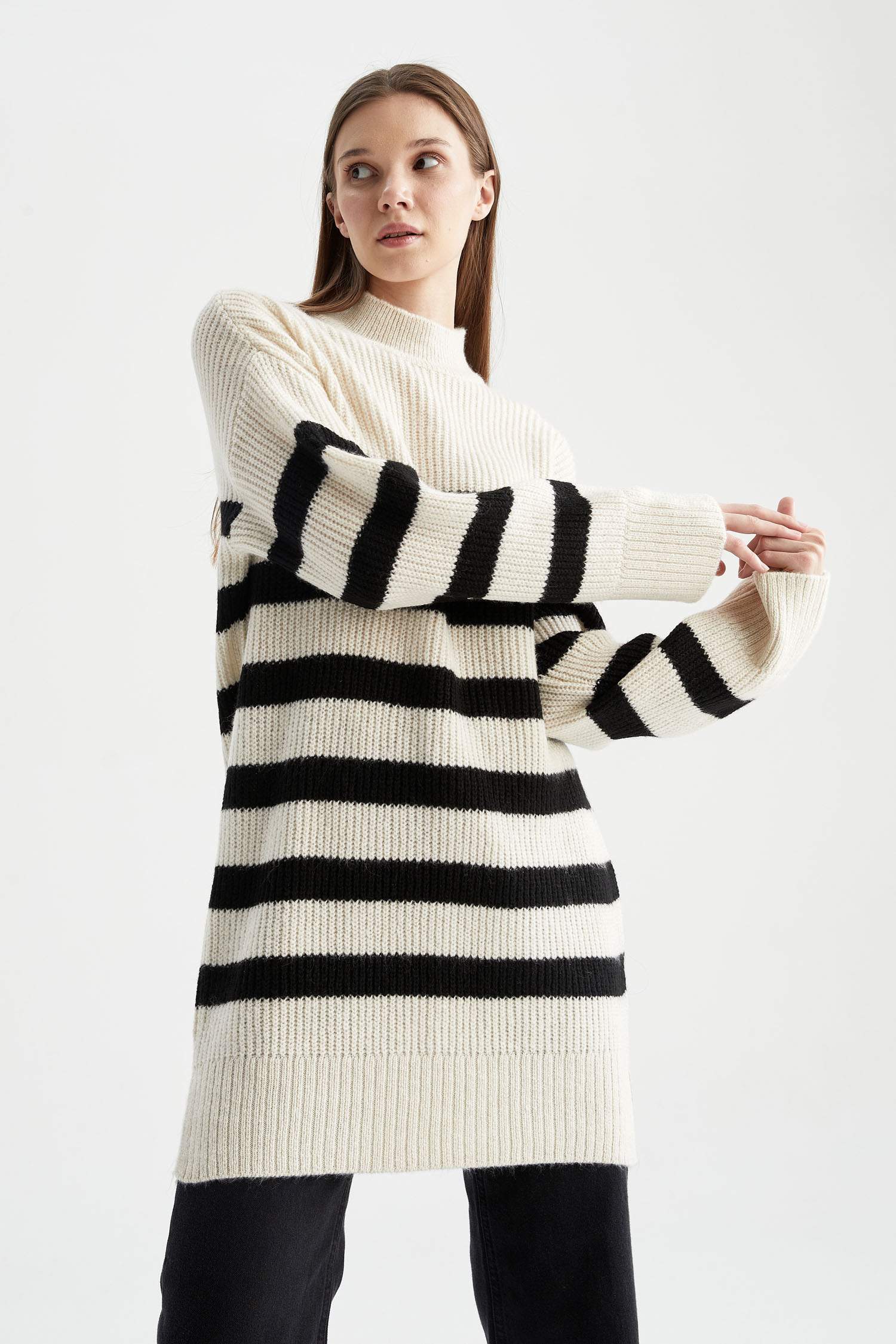 Defacto Regular Fit Balıkçı Yaka Tunik. 3 Defacto Regular Fit Balıkçı Yaka Tunik. 3