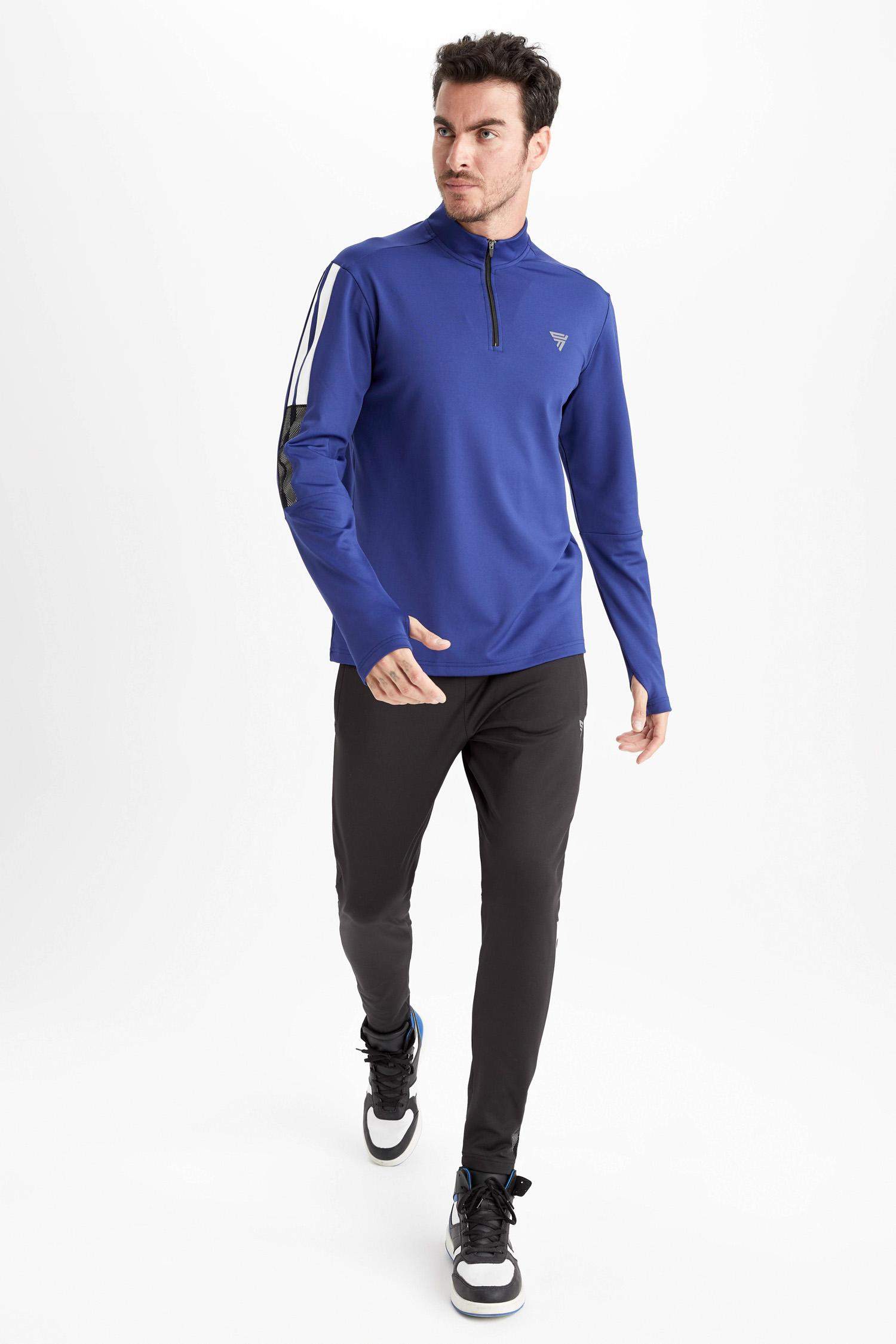 Defacto Fit Slim Fit Dik Yaka Sporcu Sweatshirt. 5 Defacto Fit Slim Fit Dik Yaka Sporcu Sweatshirt. 5