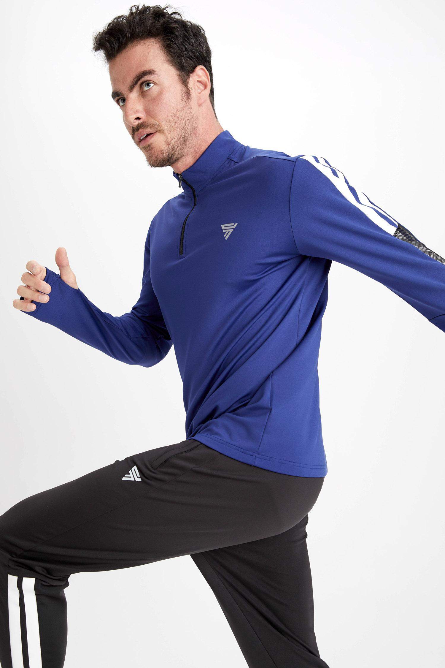 Defacto Fit Slim Fit Dik Yaka Sporcu Sweatshirt. 7 Defacto Fit Slim Fit Dik Yaka Sporcu Sweatshirt. 7