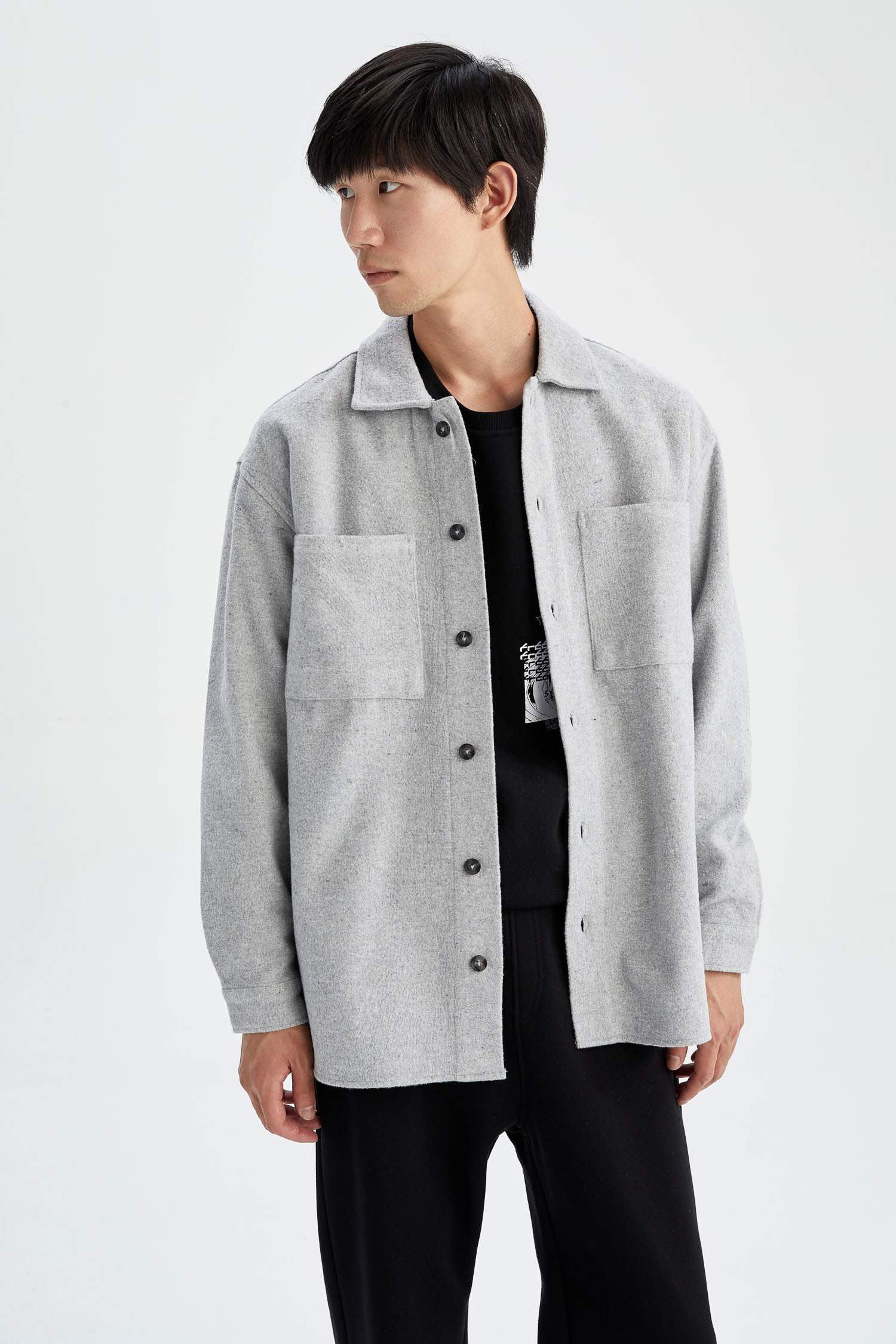 Defacto Oversize Fit Oduncu Uzun Kollu Gömlek. 3 Defacto Oversize Fit Oduncu Uzun Kollu Gömlek. 3