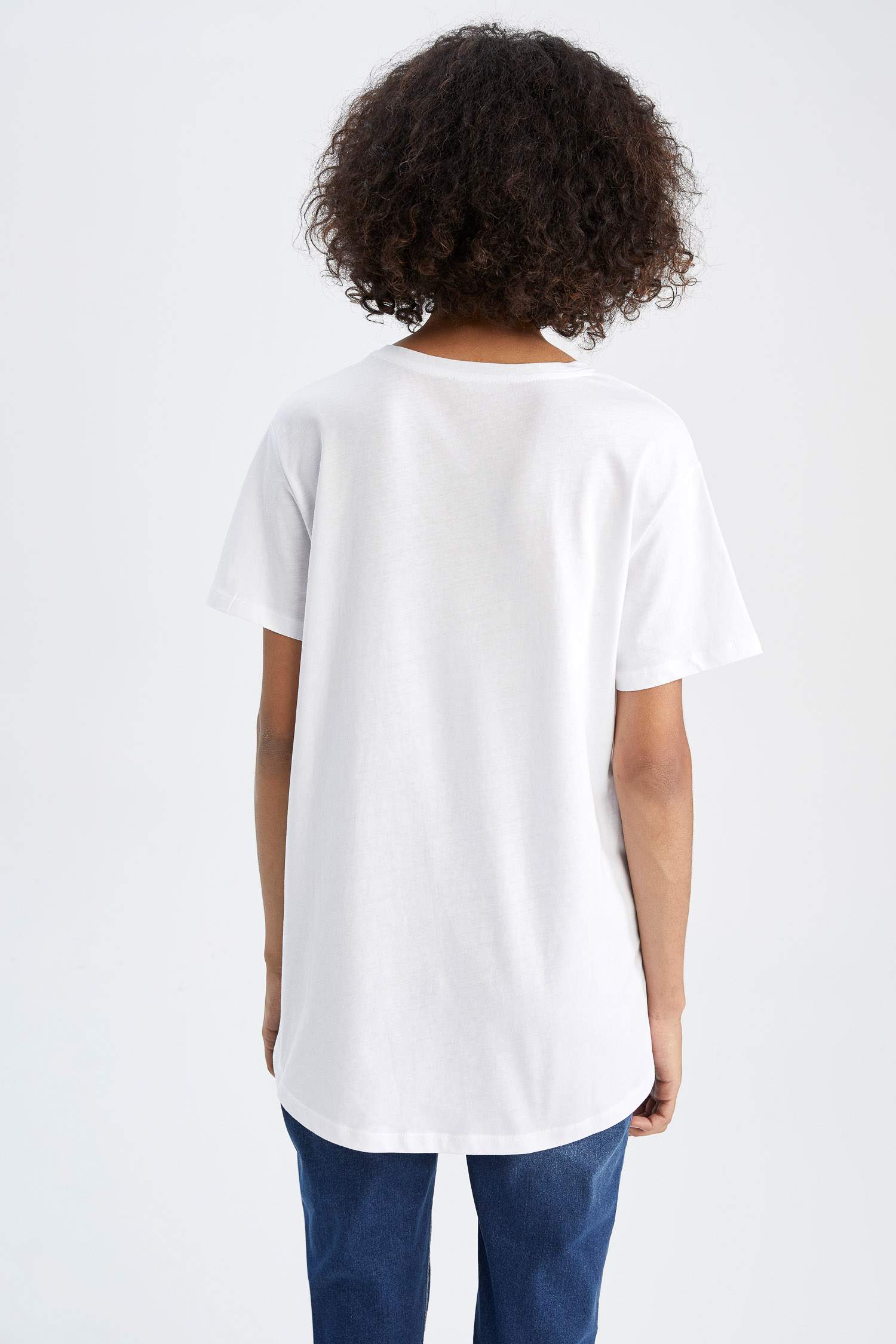 Regular Fit Slogan Baskılı Kısa Kollu Tişört