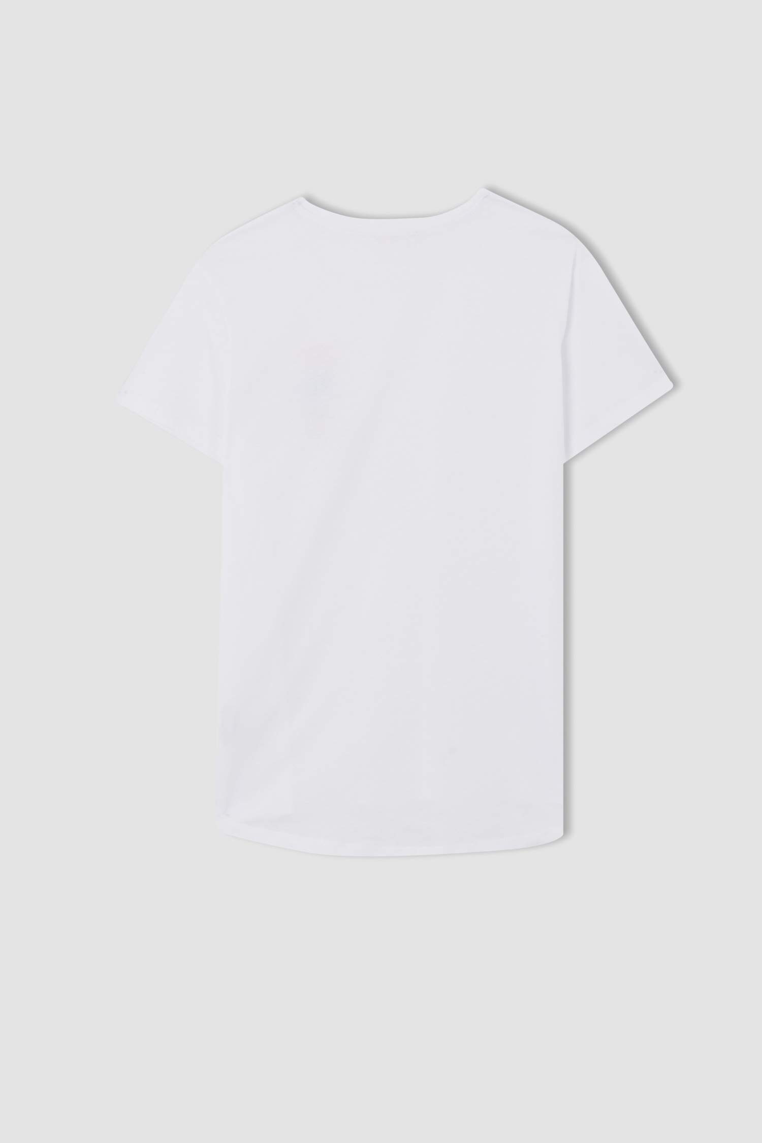 Regular Fit Slogan Baskılı Kısa Kollu Tişört
