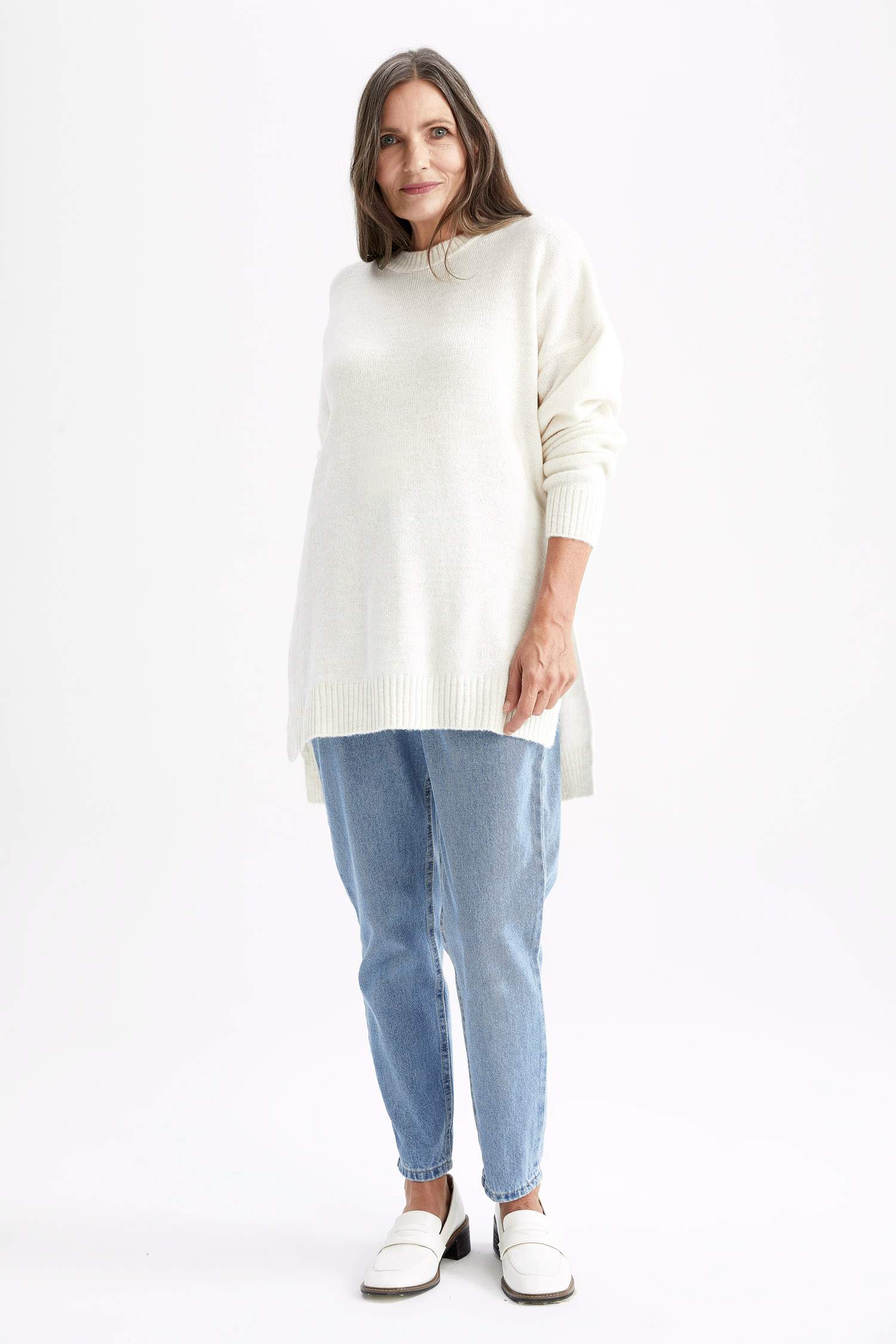 Defacto Relax Fit Bisiklet Yaka Tunik. 2 Defacto Relax Fit Bisiklet Yaka Tunik. 2