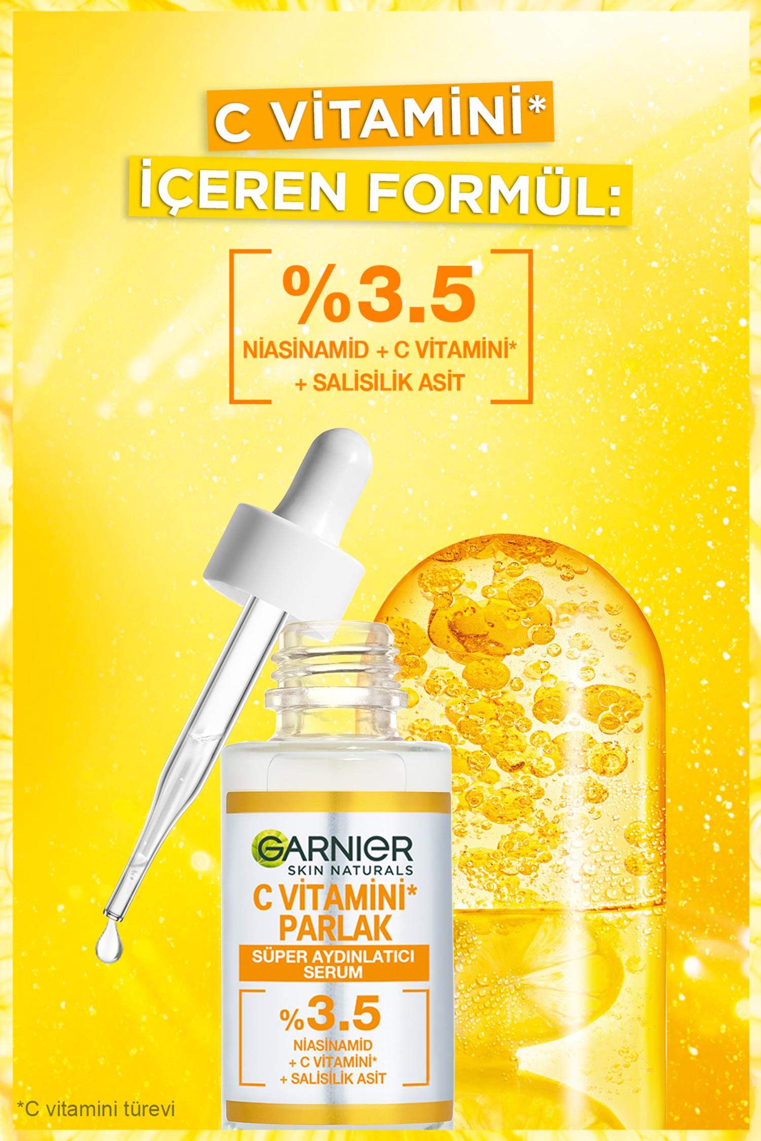 Garnier C Vitamini Parlak Süper Aydınlatıcı Serum 30 ml