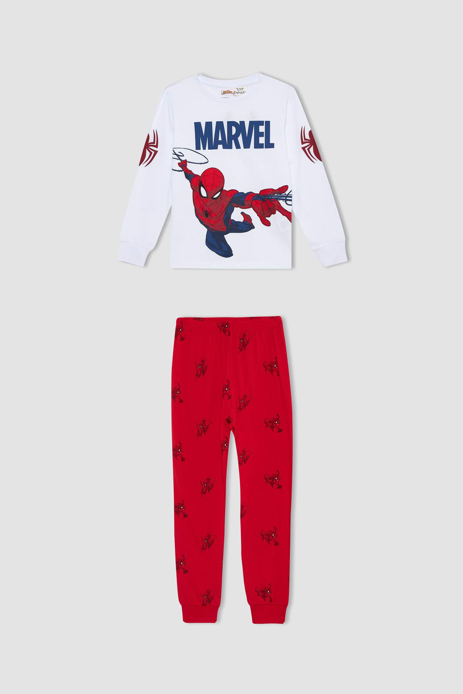 Defacto Erkek Çocuk Spiderman Uzun Kollu Pijama Takım. 4 Defacto Erkek Çocuk Spiderman Uzun Kollu Pijama Takım. 4