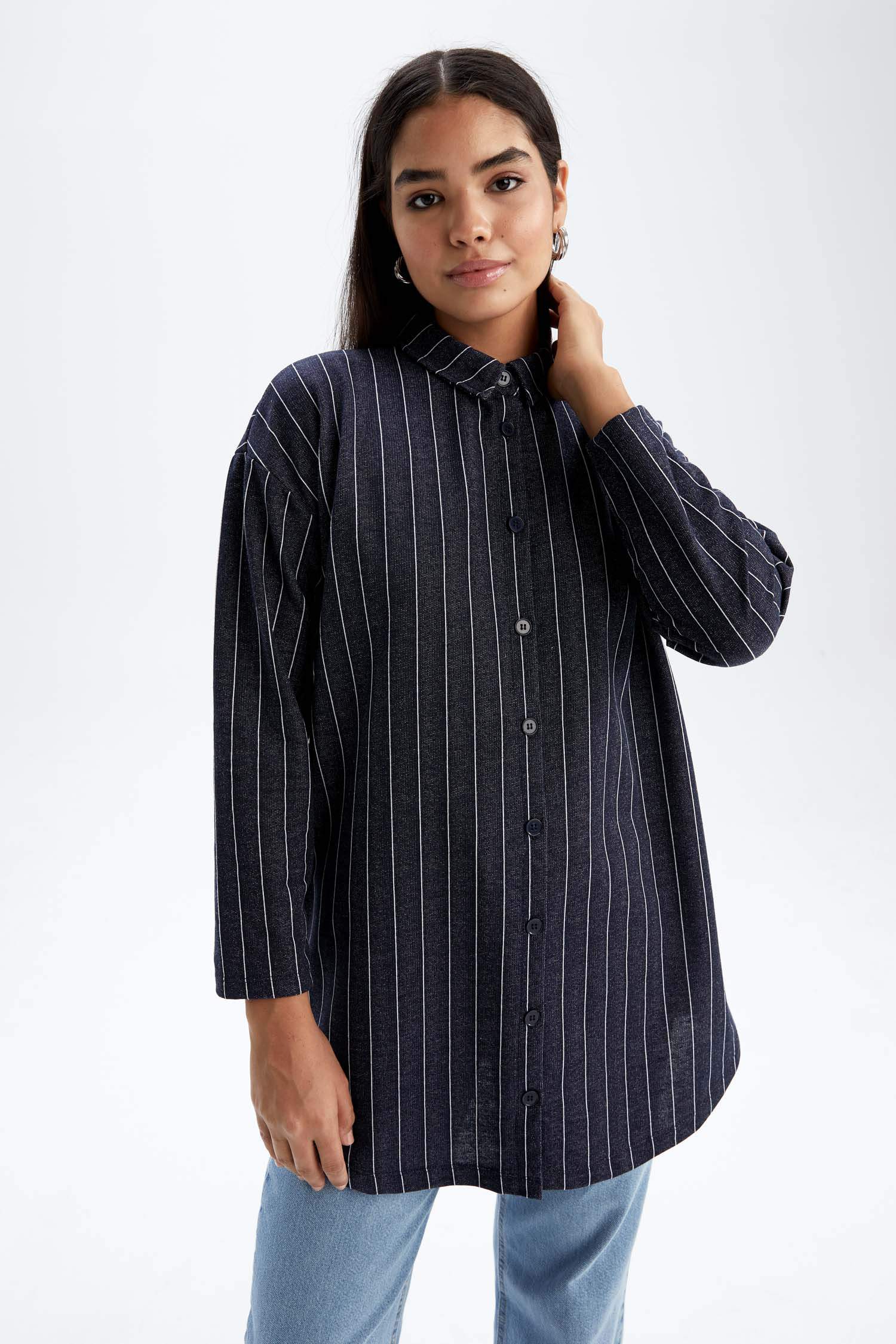Defacto Regular Fit Uzun Kollu Tunik. 3 Defacto Regular Fit Uzun Kollu Tunik. 3