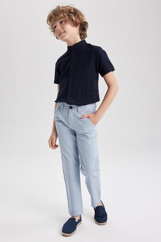Boy Short Sleeve Shirt and Trousers 2 Piece Set