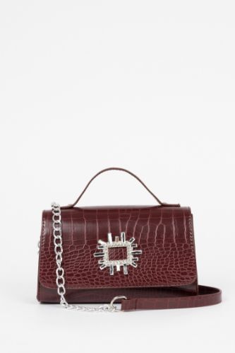 Pochette bordeaux outlet femme