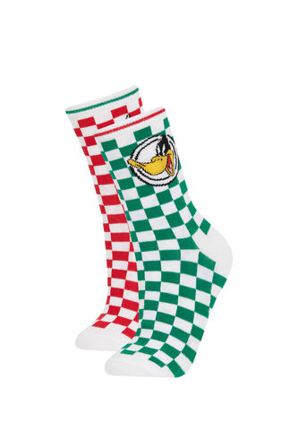 Woman Looney Tunes Licensed 2 piece Long sock