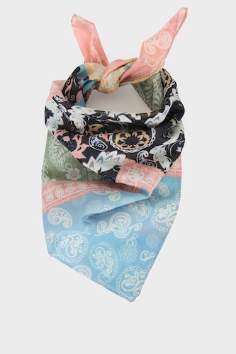 Kadın Desenli Pamuklu Bandana