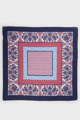 Kadın Desenli Pamuklu Bandana